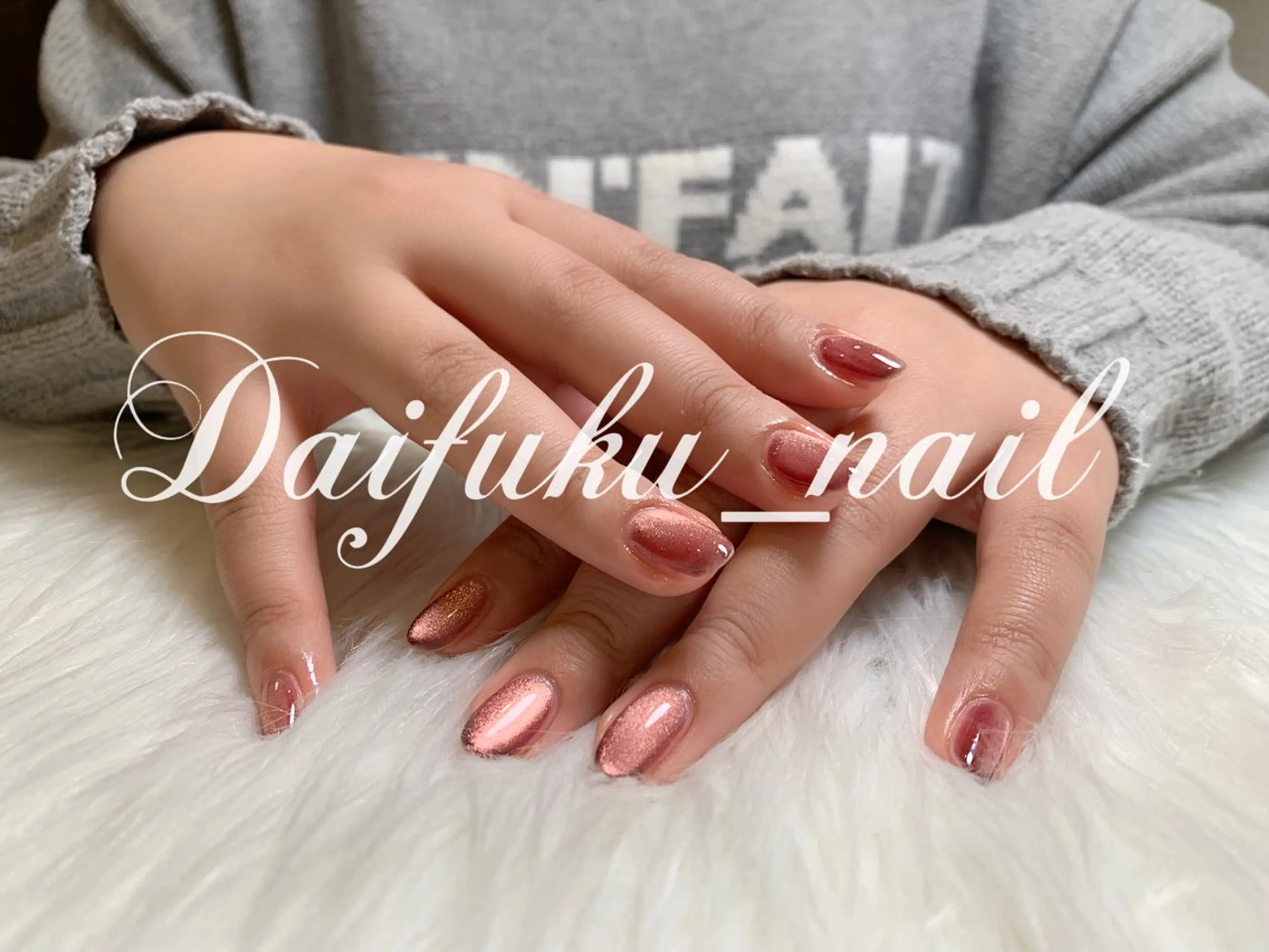 ミディアム ハンドネイル Daifuku nailsのネイルデザイン