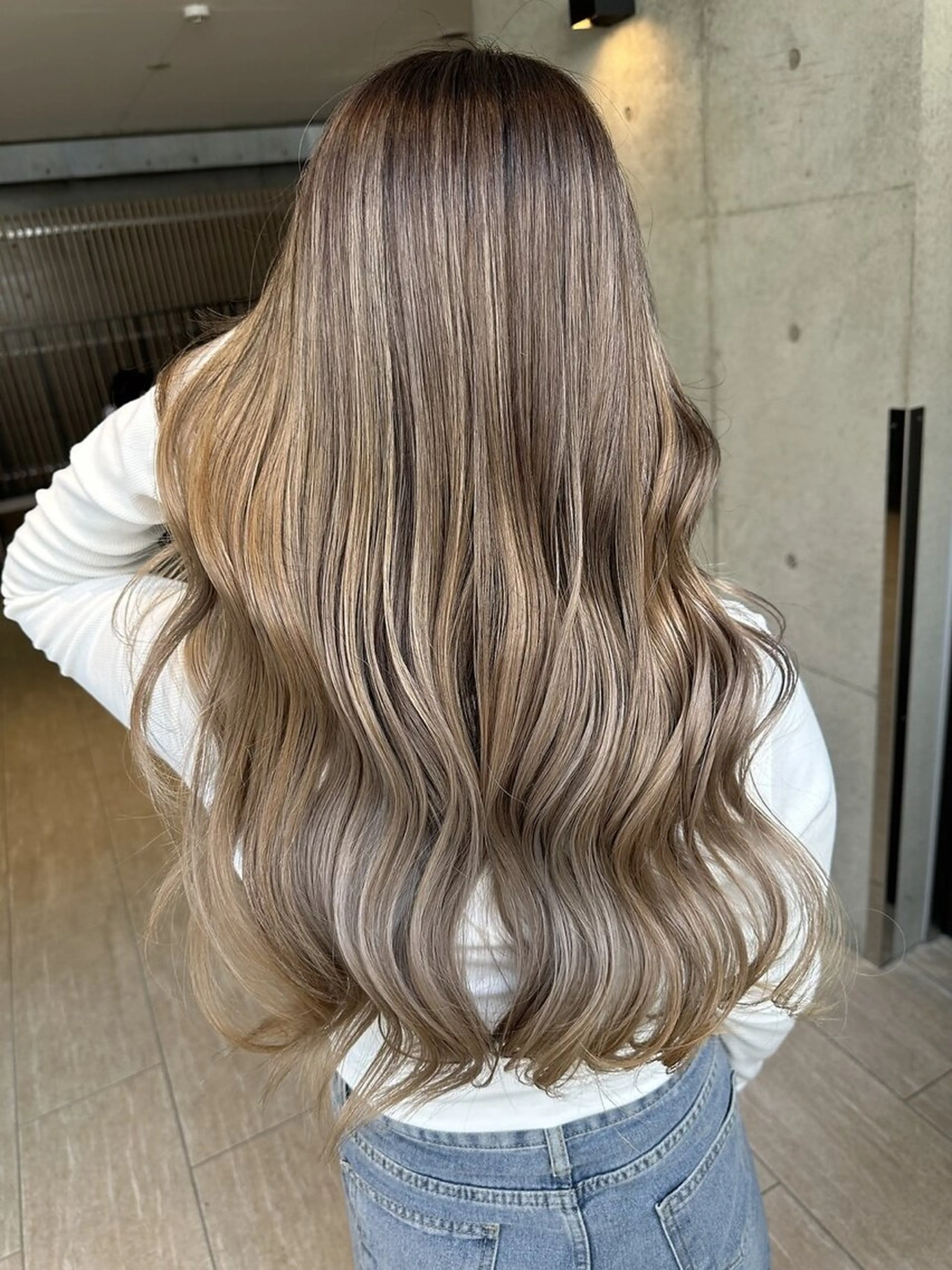 セミロング カラー 《髪質改善✖️オリー ブ🧸》小嶋拓也のヘアスタイル