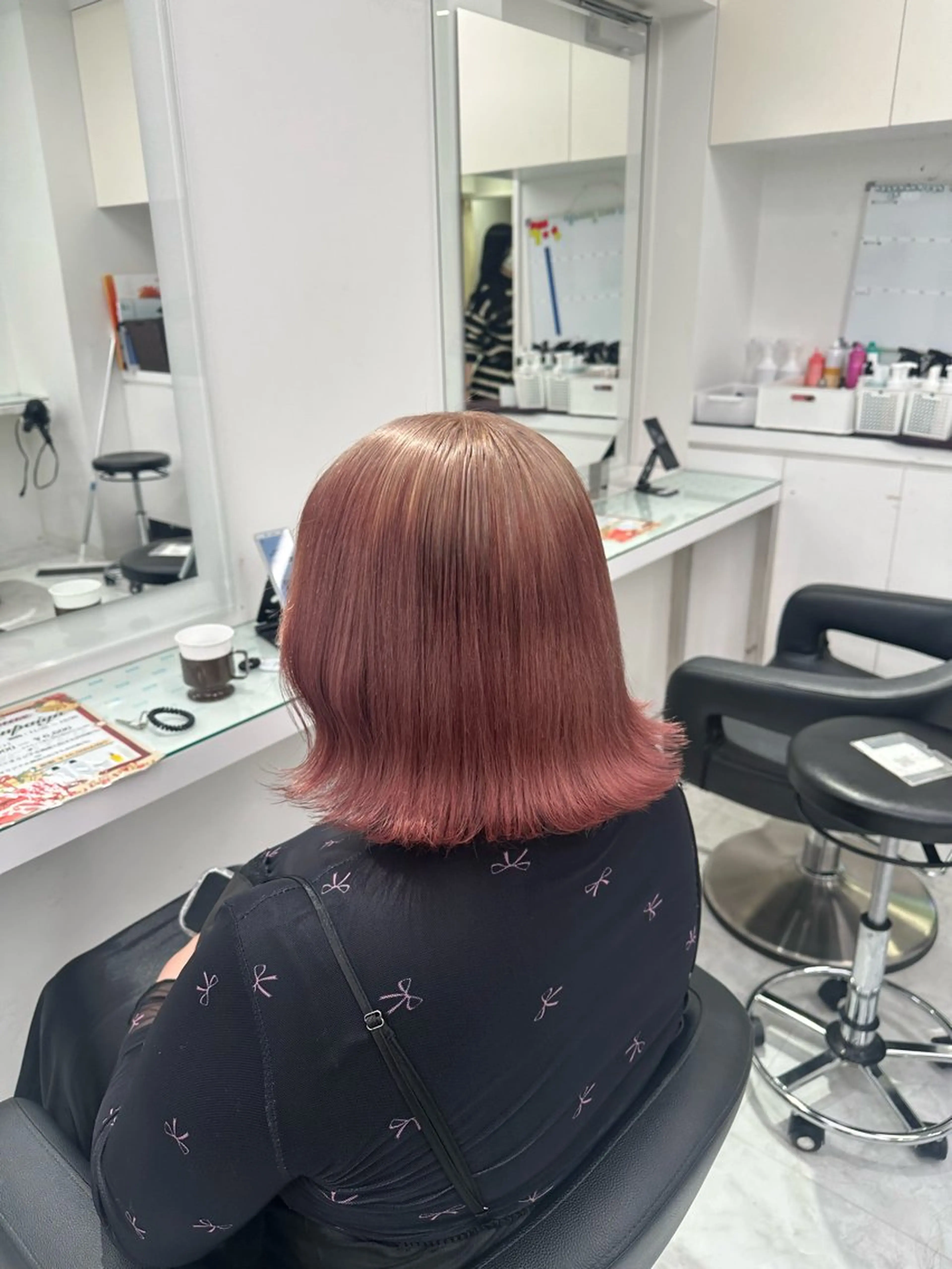 ミディアム カラー ❄最強かわいいカラー ❄️MINA❄️のヘアスタイル