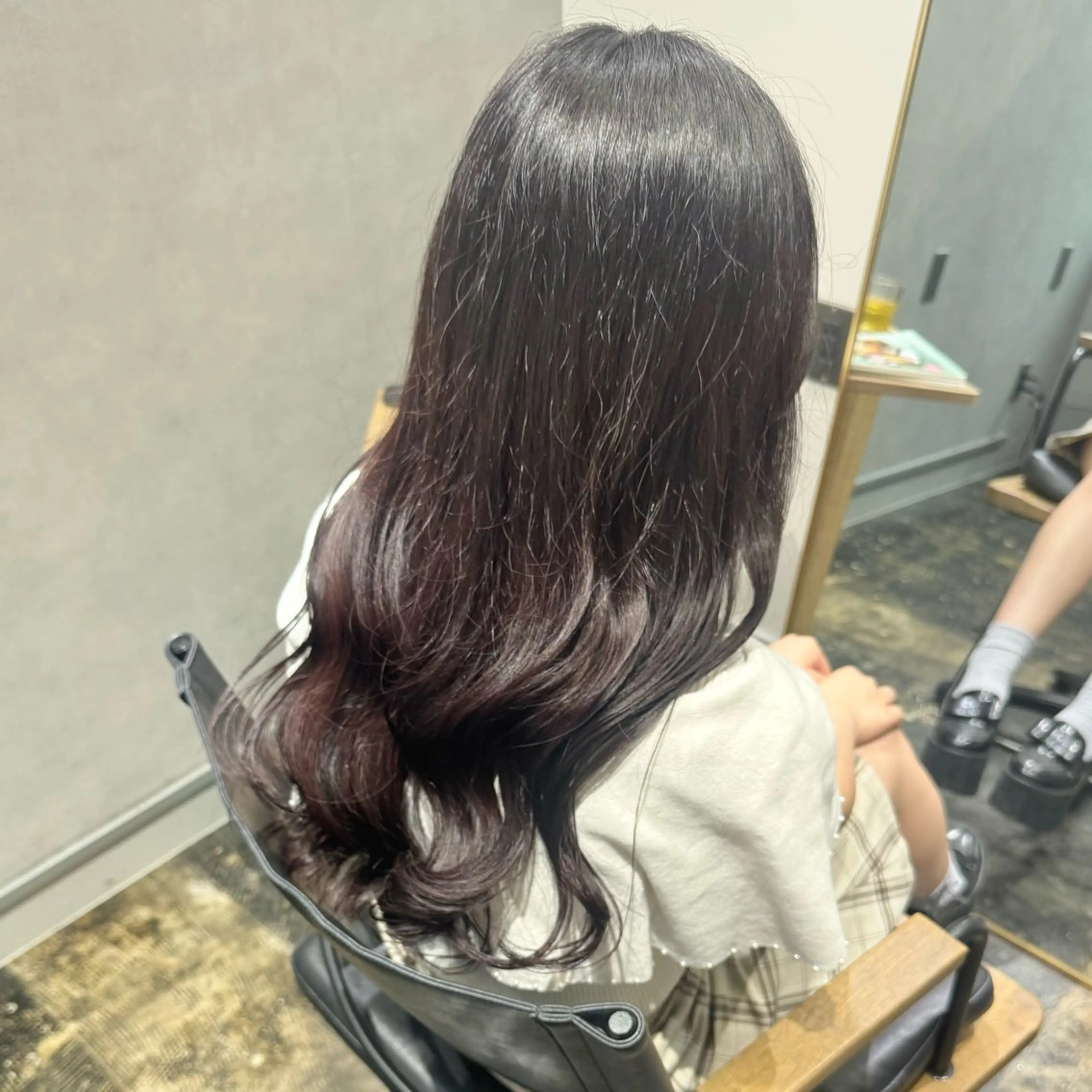 ロング カラー パーマ 暖色カラー/ブリーチ 🎀オビツメイ🎀のヘアスタイル