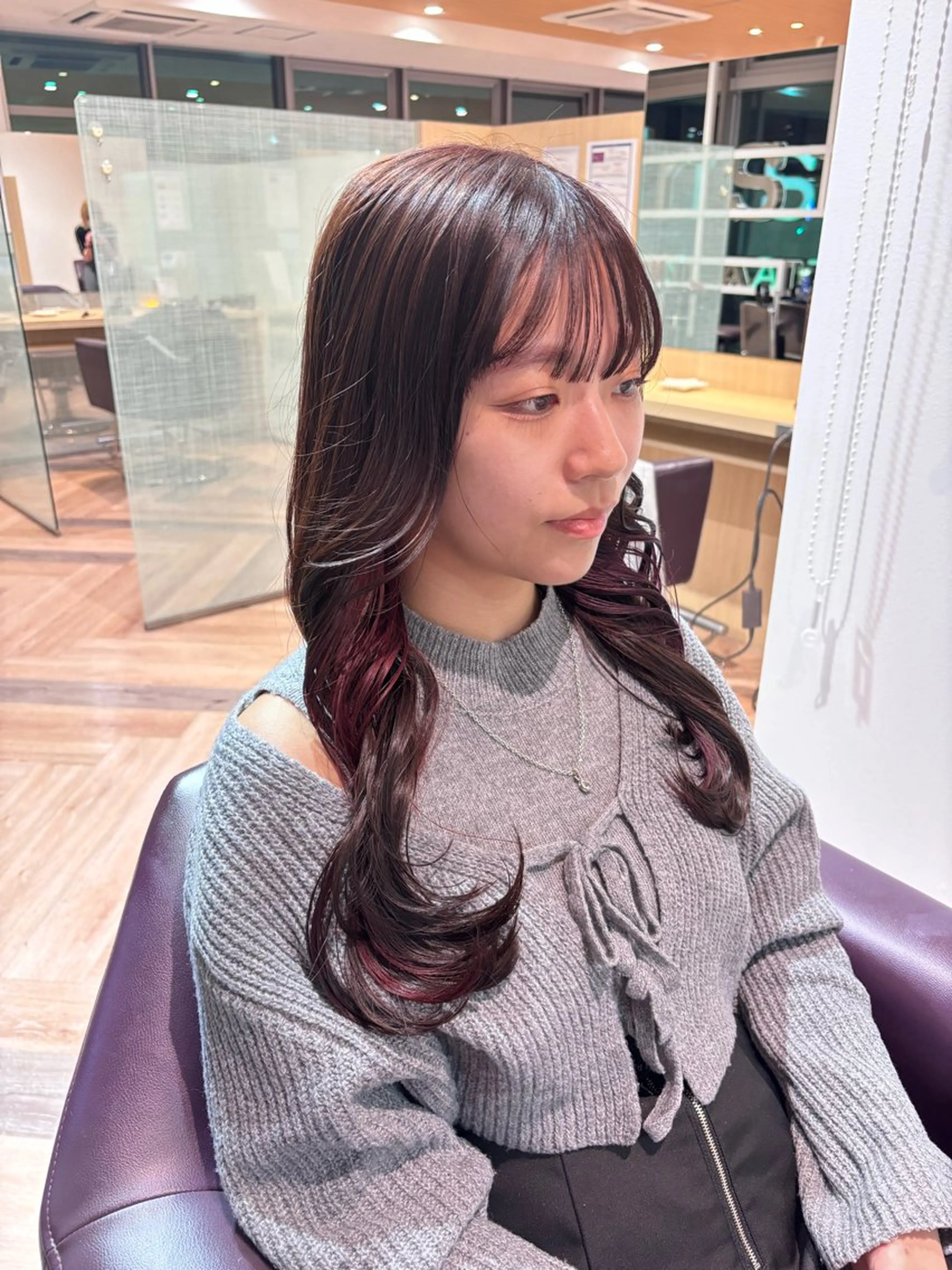 カラー ヘアカラー 艶カラー💞 amiのヘアスタイル