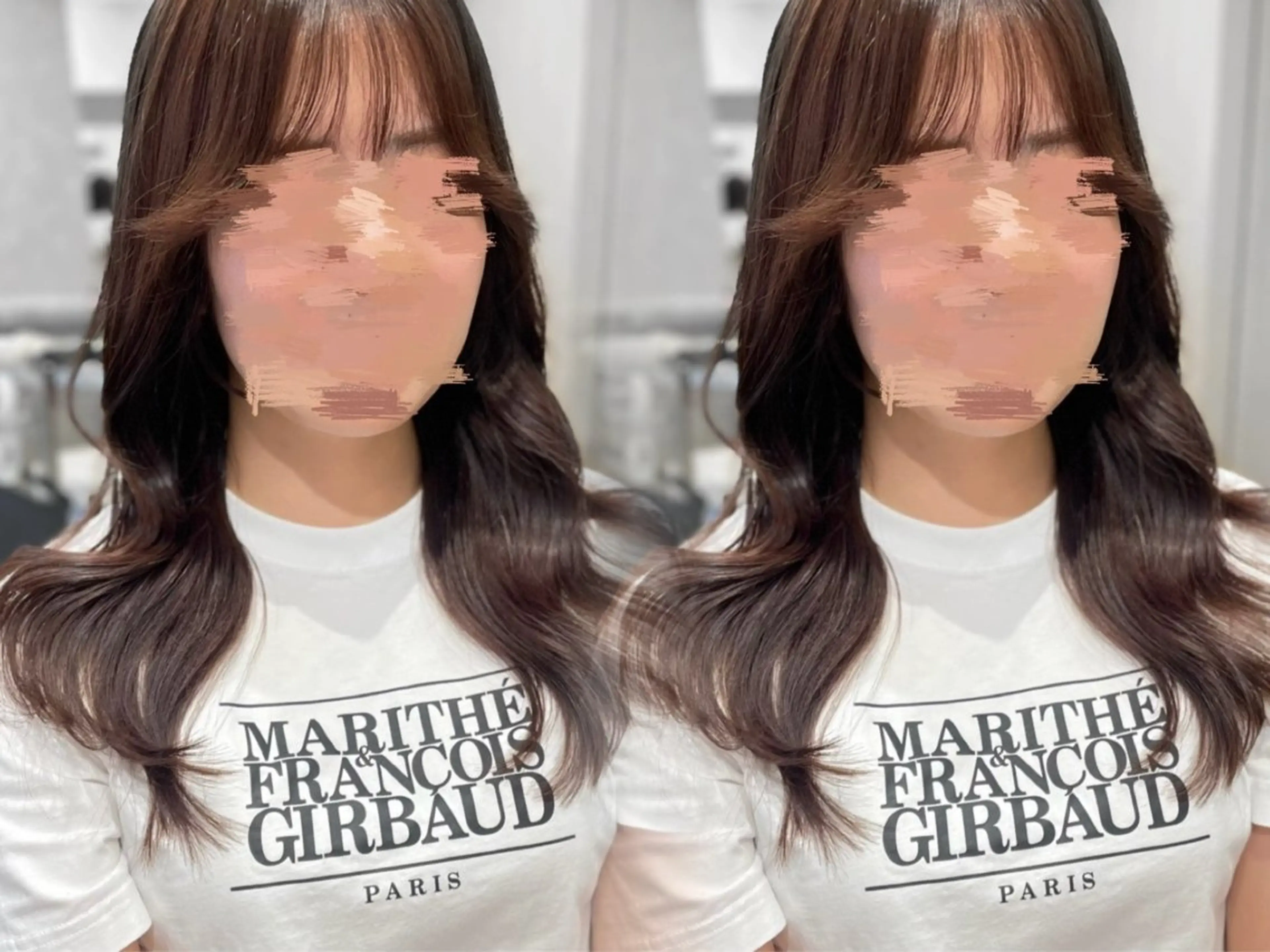 セミロング erina🍑新宿/ 艶カラー/レイヤーのヘアスタイル