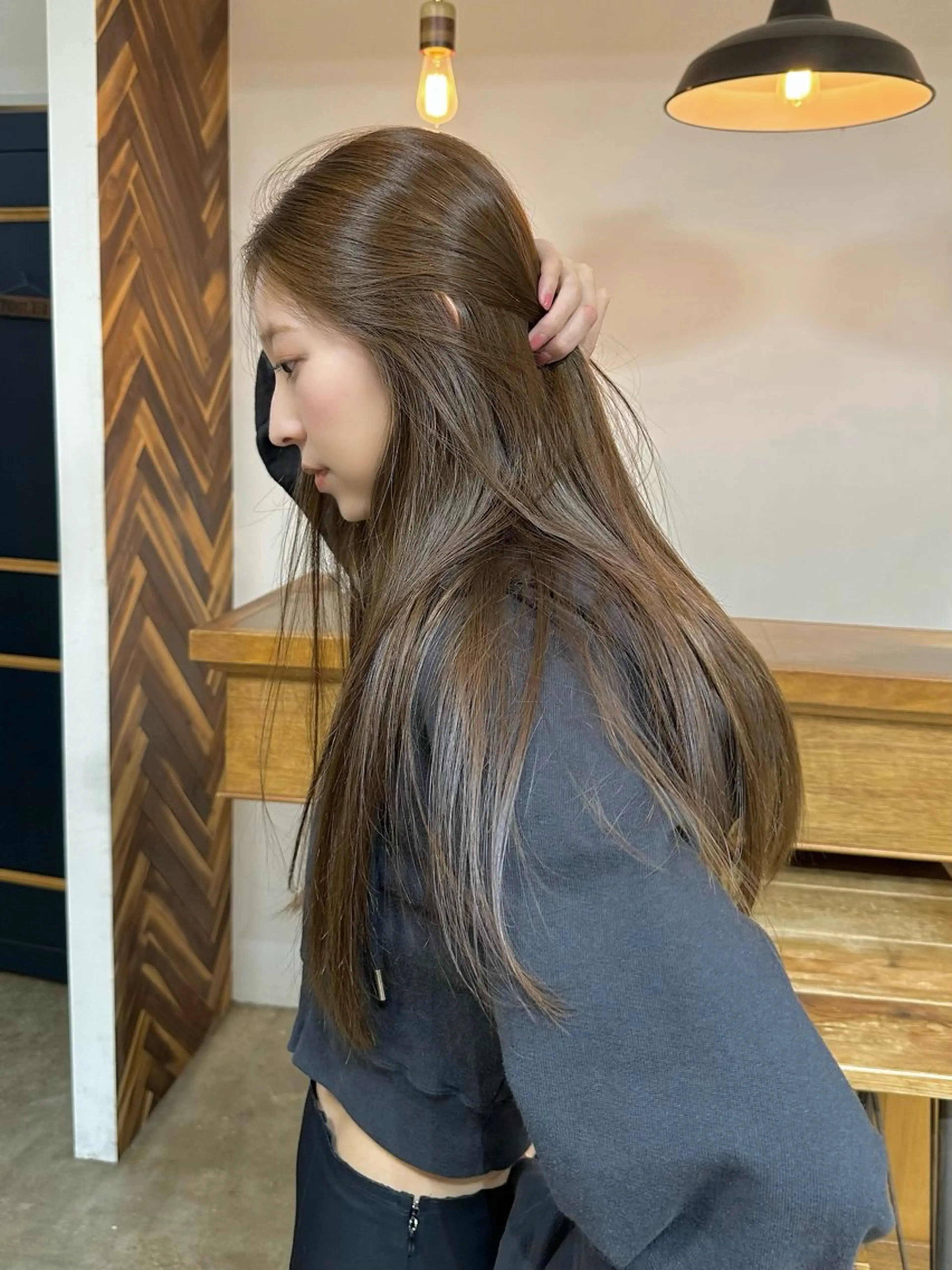 ロング カット ヘアカラー トリートメント NAGISA 🎀透明感カラー🎀のヘアスタイル