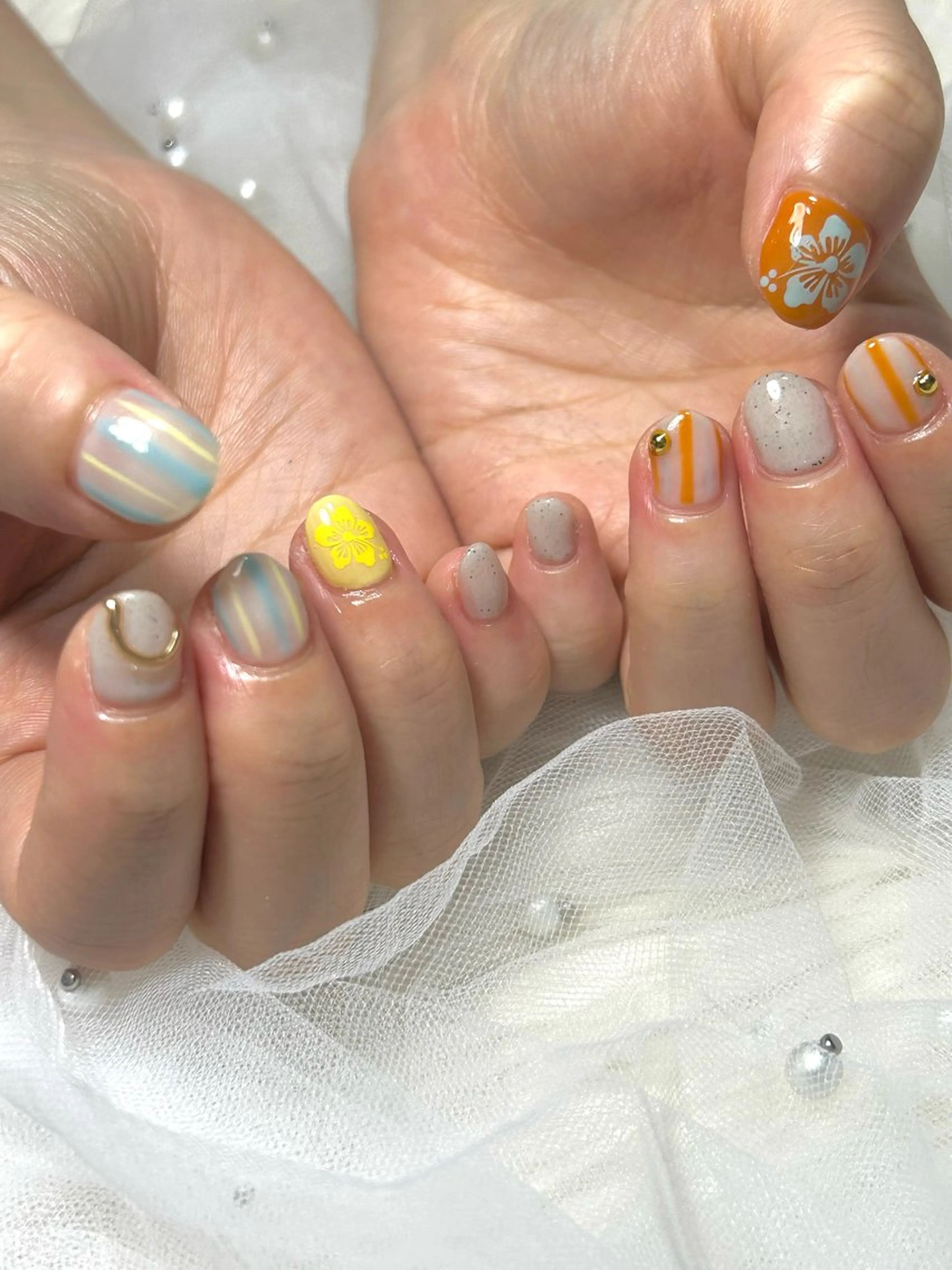 ネイル ハンドネイル Allybell🫧 Ayakaのネイルデザイン