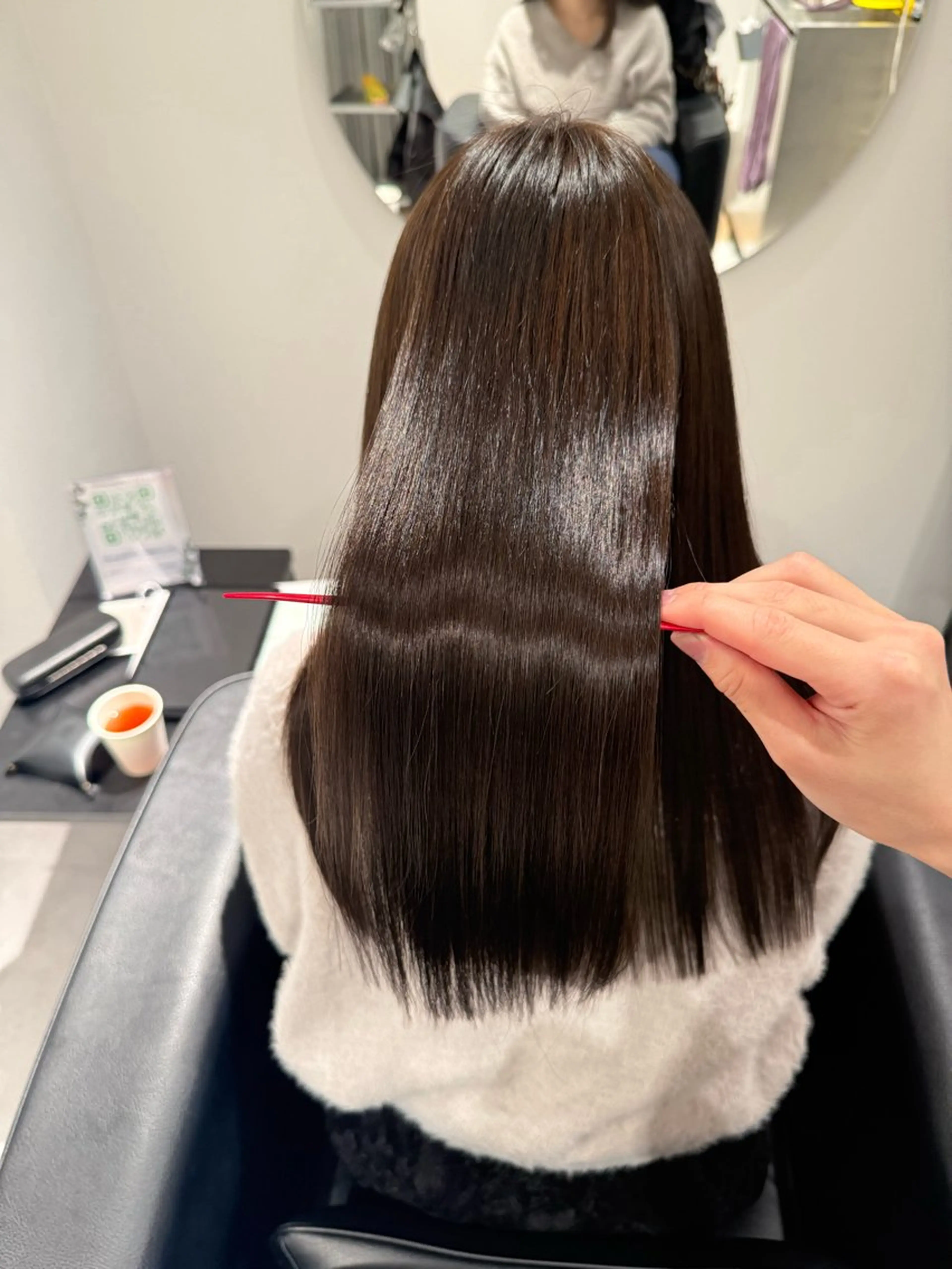 ロング カラー ボブ 髪質改善 韓国風ヘア 縮毛矯正 トリートメント カット ヘアカラー トリートメント 宮澤弘一/大宮/ 髪質改善/完全個室のヘアスタイル