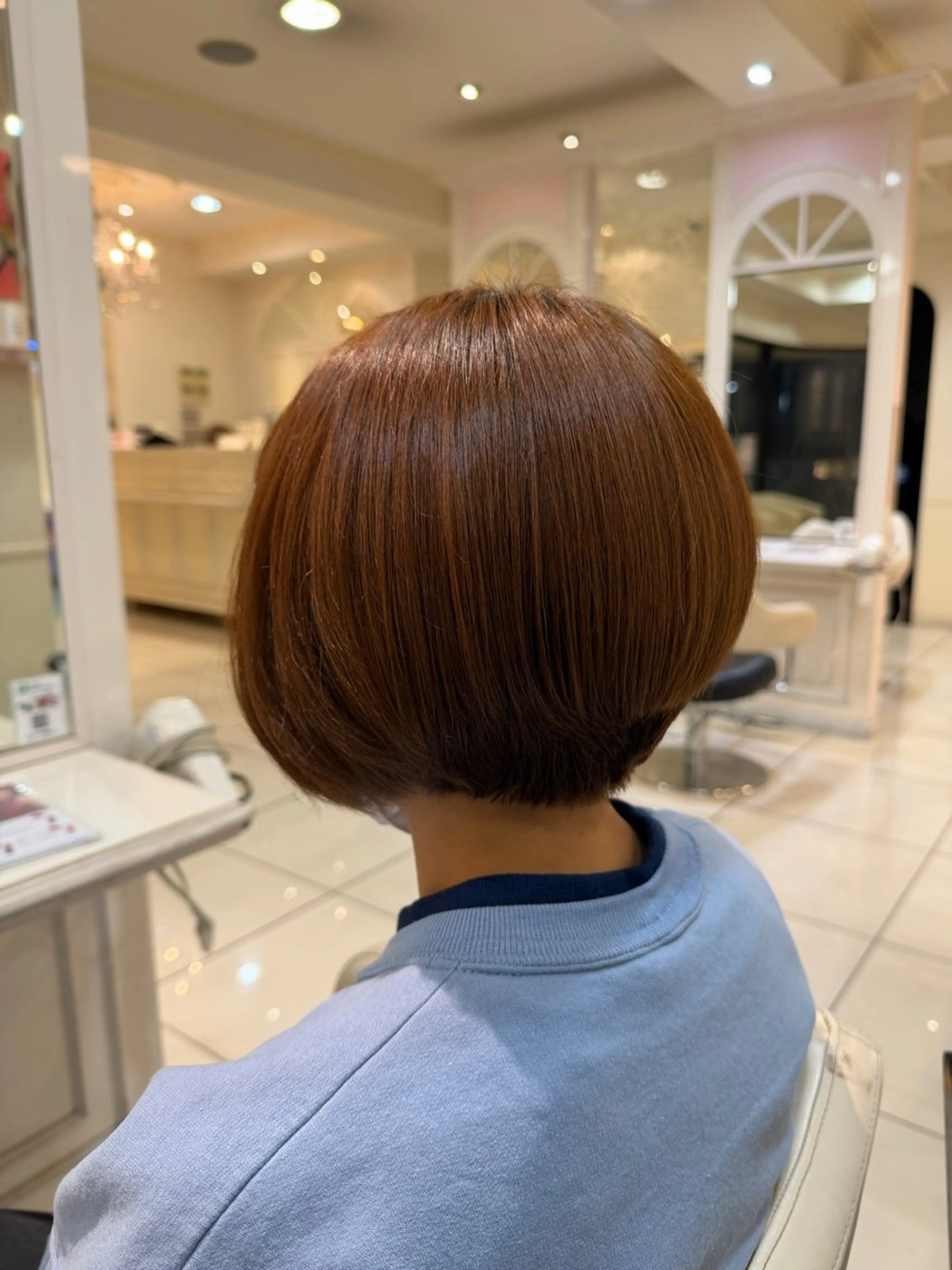 ショート ツヤ重視 ワンカラー🫧Mioのヘアスタイル
