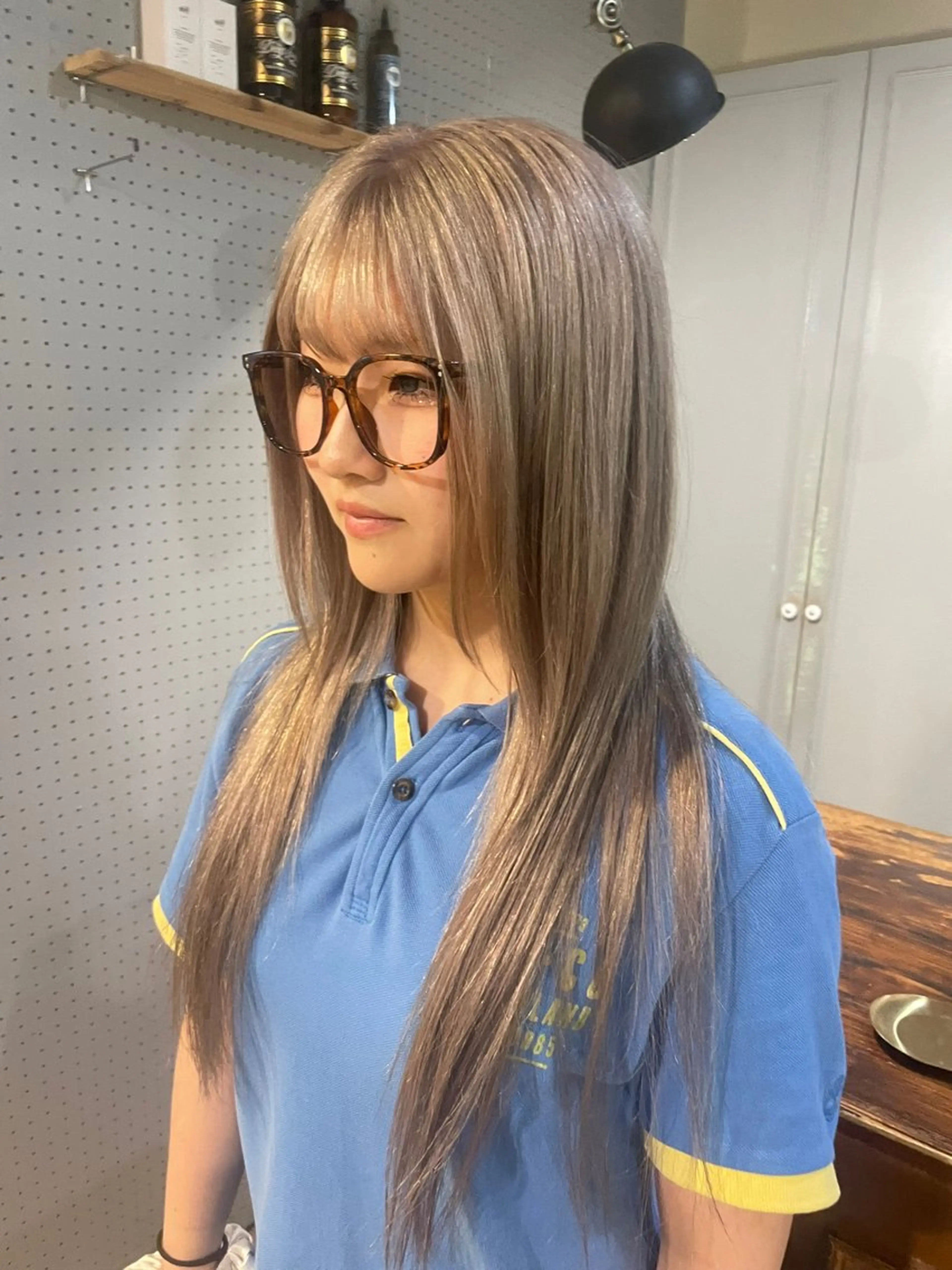 ミディアム カラー ヘアカラー トリートメント 🤩噂のMr.髪ポジ ティブ®️yu🤩のヘアスタイル