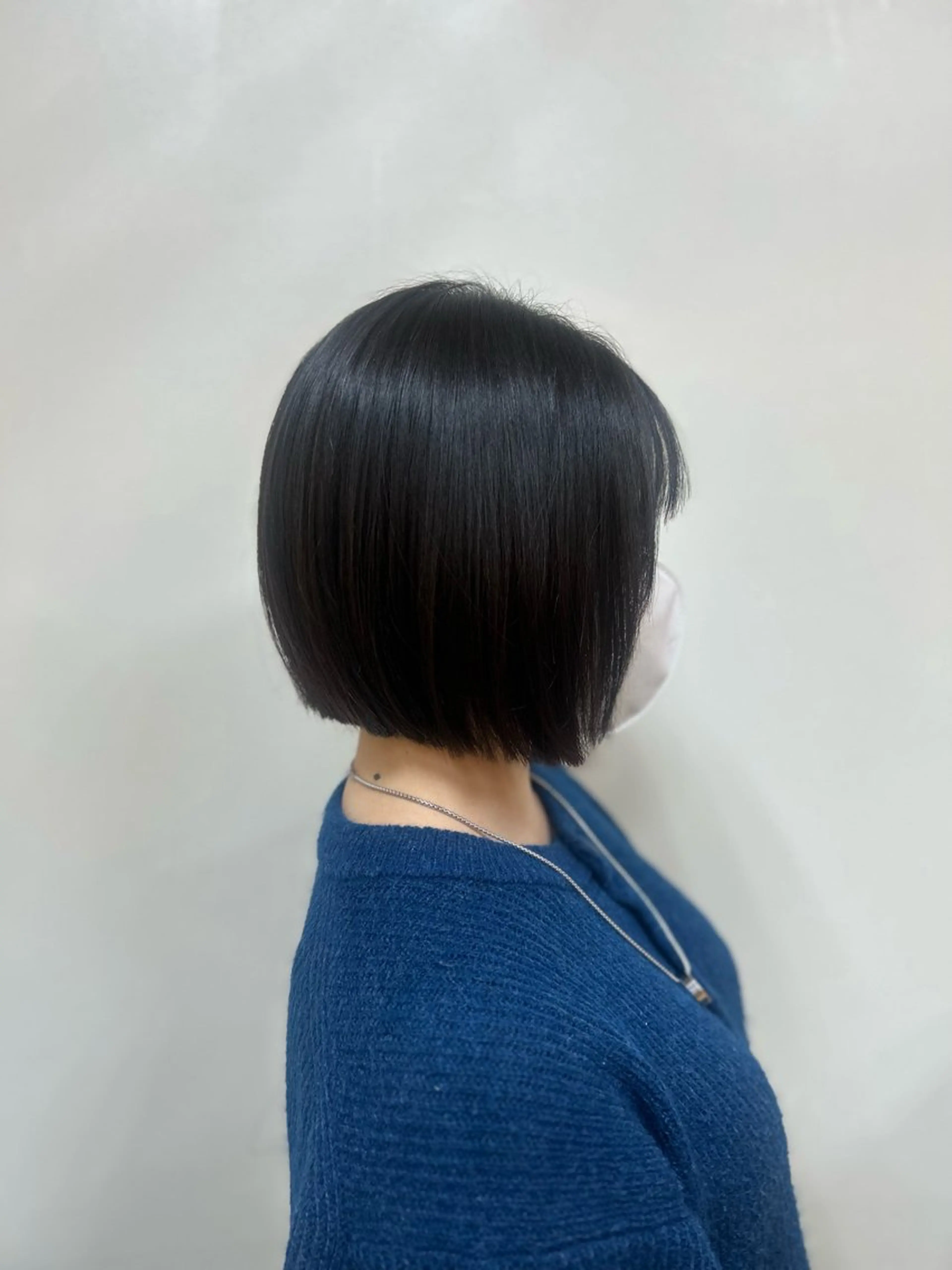 ショート 切りっぱなしボブ ボブ 🎀井田 愛梨 /ツヤ感カラー🎀のマツエク・マツパデザイン