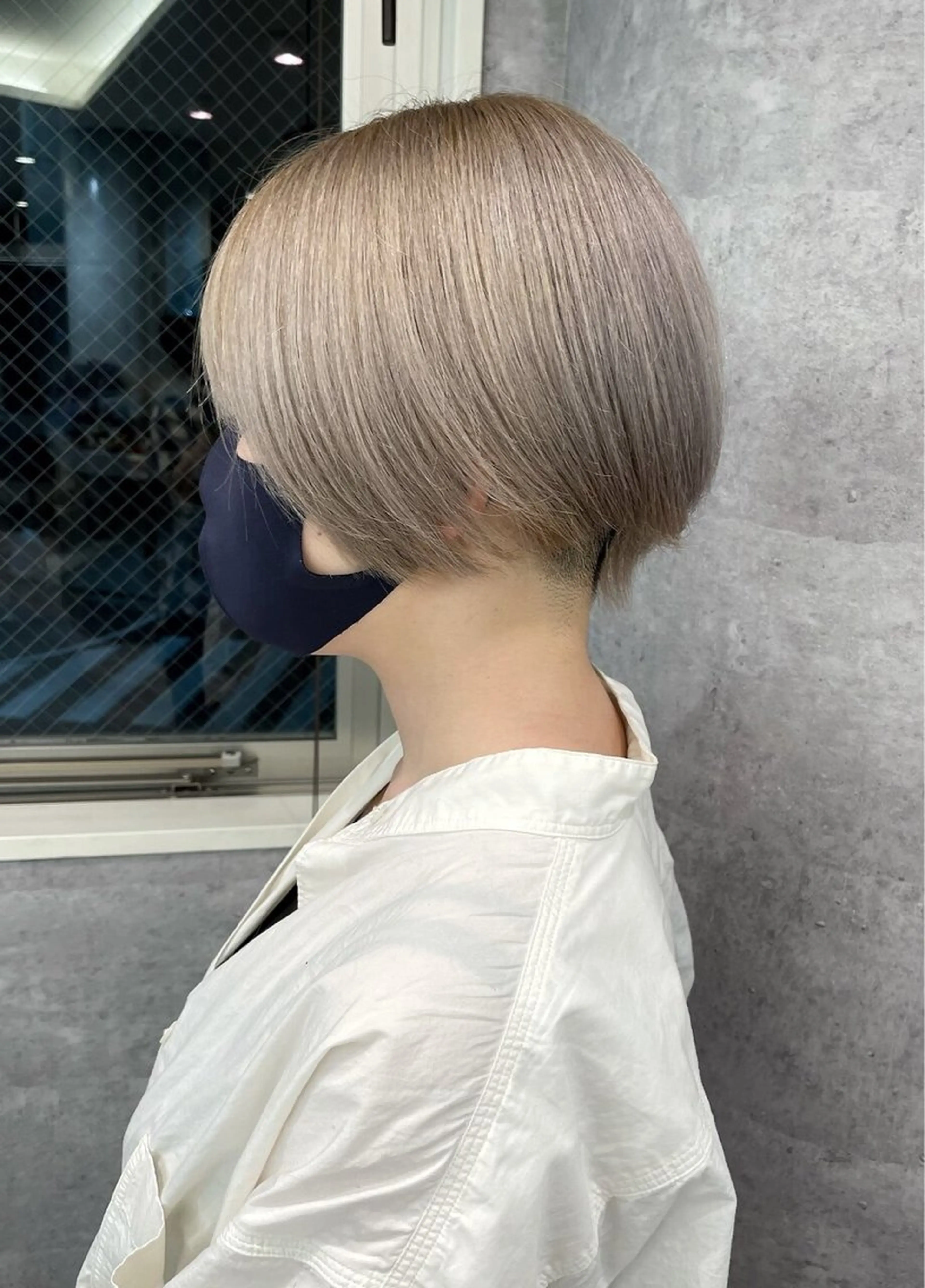 ショート 丸みショート ショートヘア ケアブリーチ🌟 ♢WATARU♢のヘアスタイル