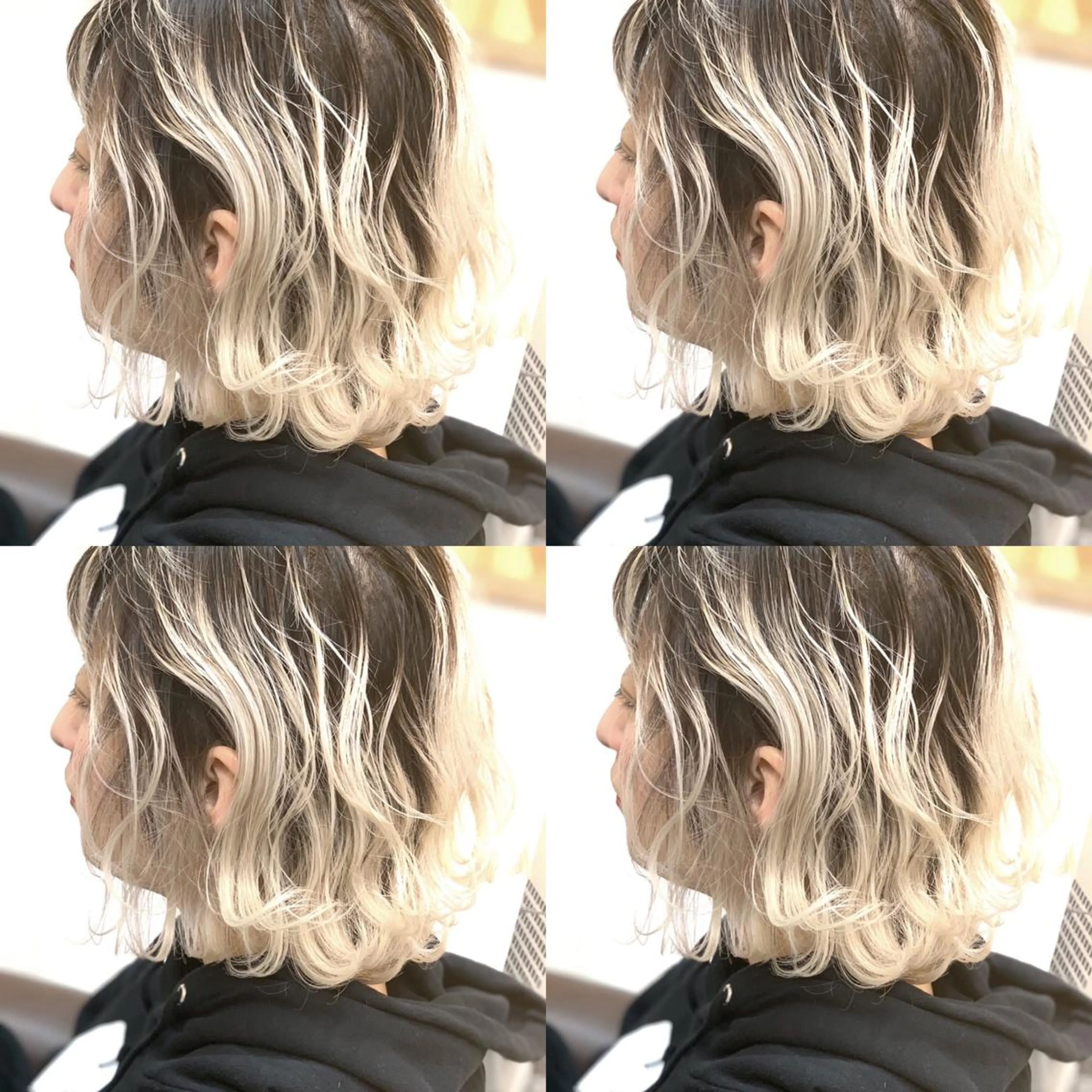 ミディアム カラー パーマ ヘアアレンジ ハイトーンカラー 外国人風カラー APSEE メンズカラー特化のヘアスタイル