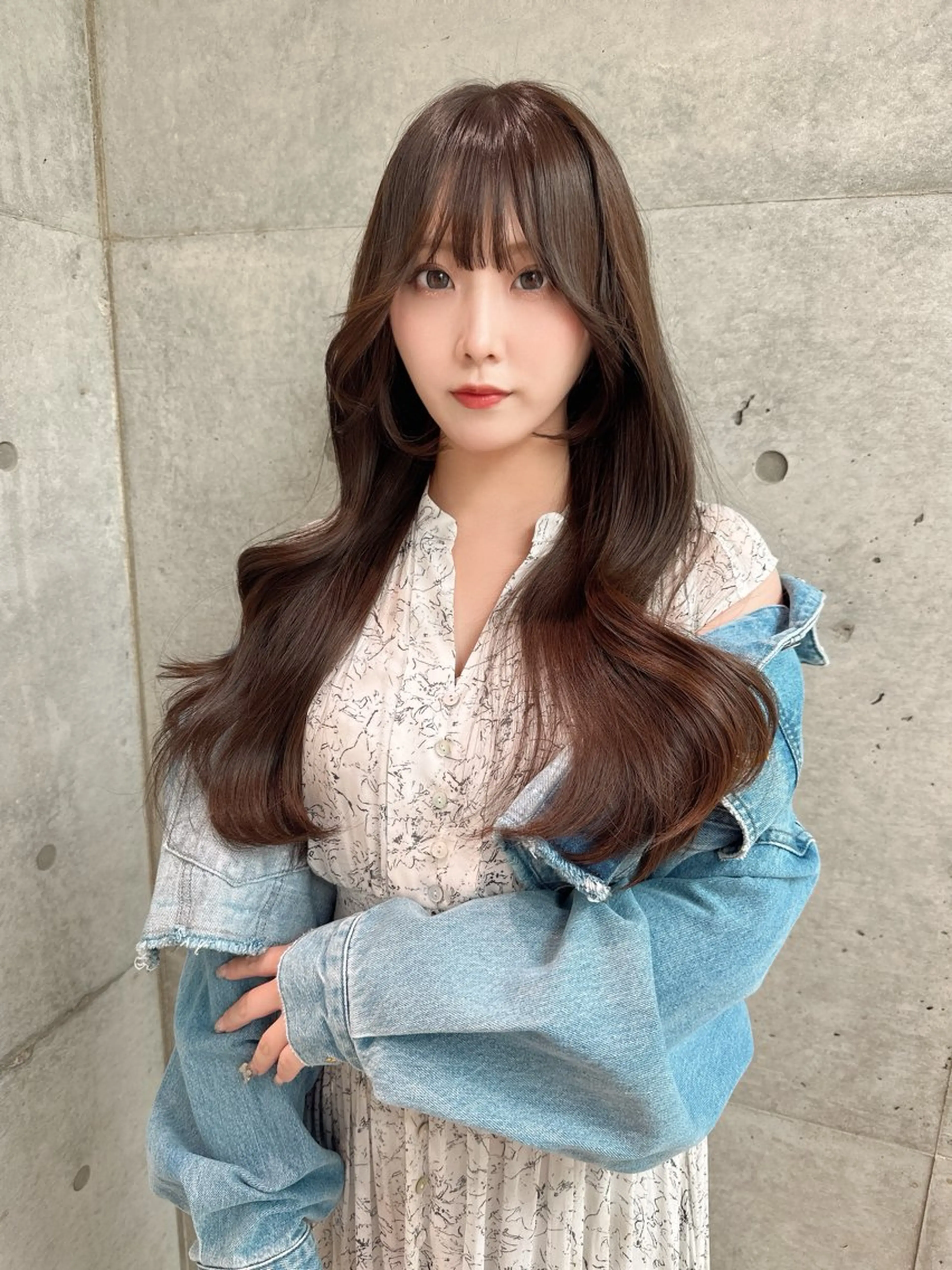 ロング カラー ヘアカラー トリートメント 《髪質改善✖️オリー ブ🧸》小嶋拓也のヘアスタイル