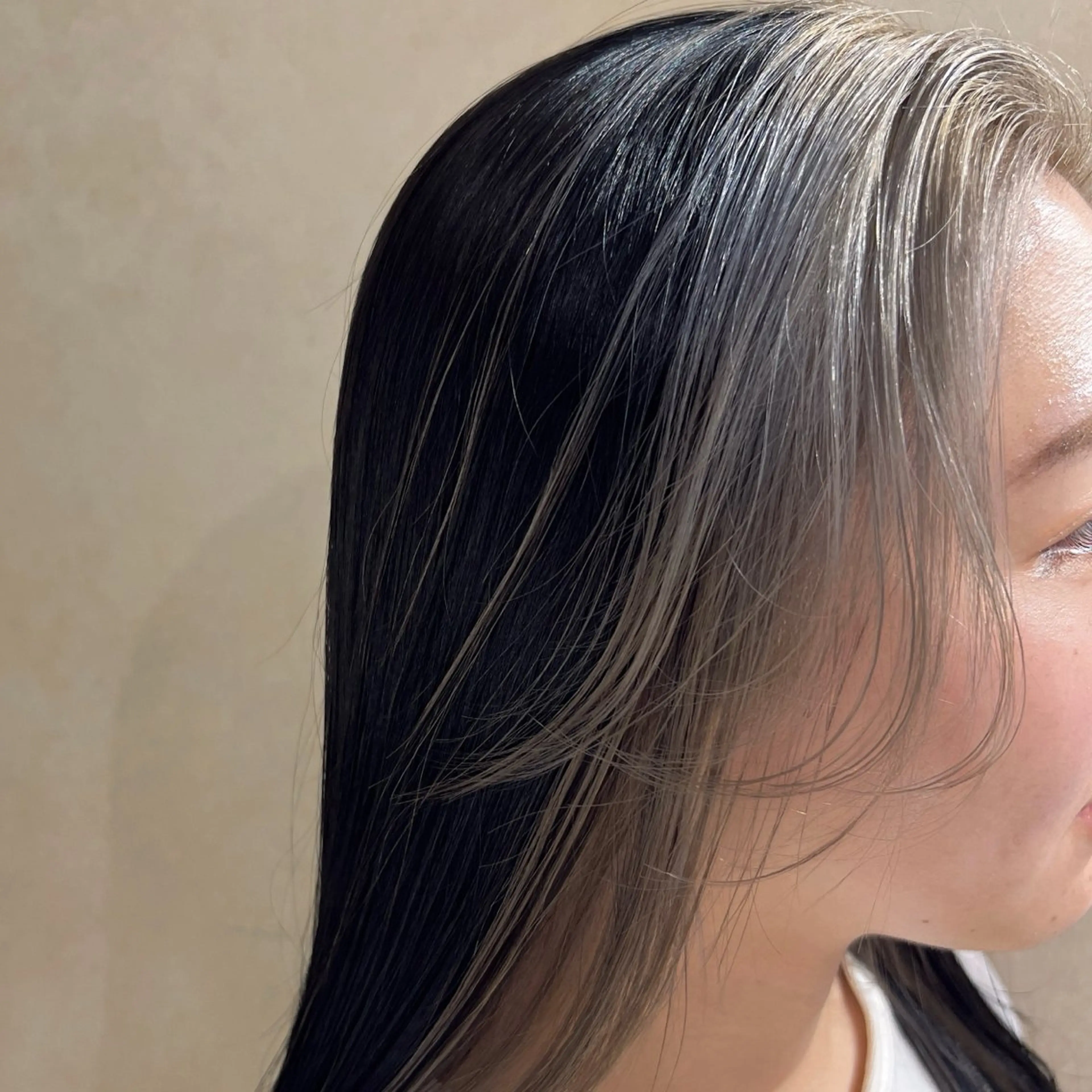 セミロング カラー ミストバング  フェイスフレーミング ヘアカラー ハイトーン/ピンク カラー/めい🎀のヘアスタイル