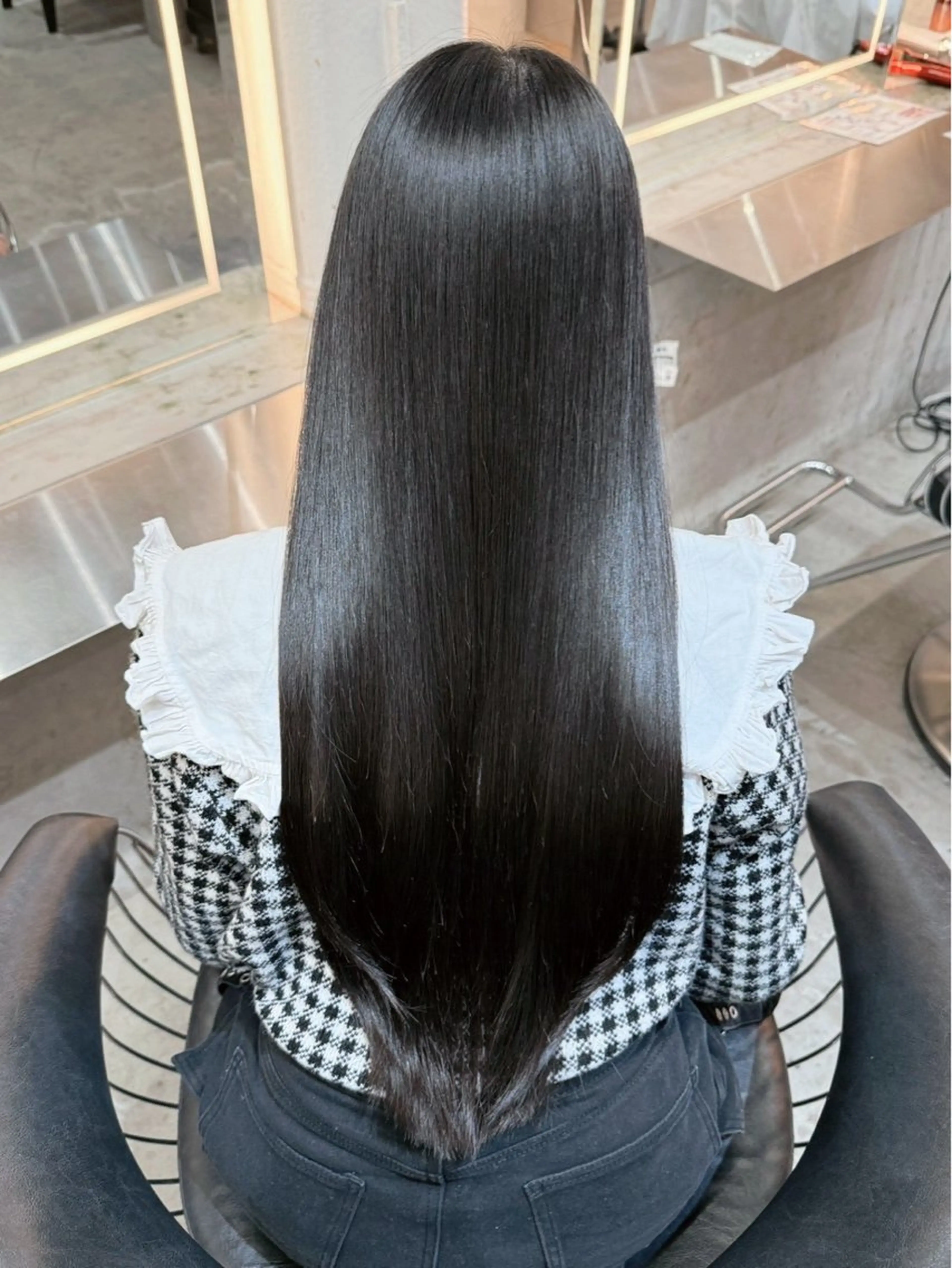 ロング カラー amane 韓国風ヘア｜艶カラーのヘアスタイル