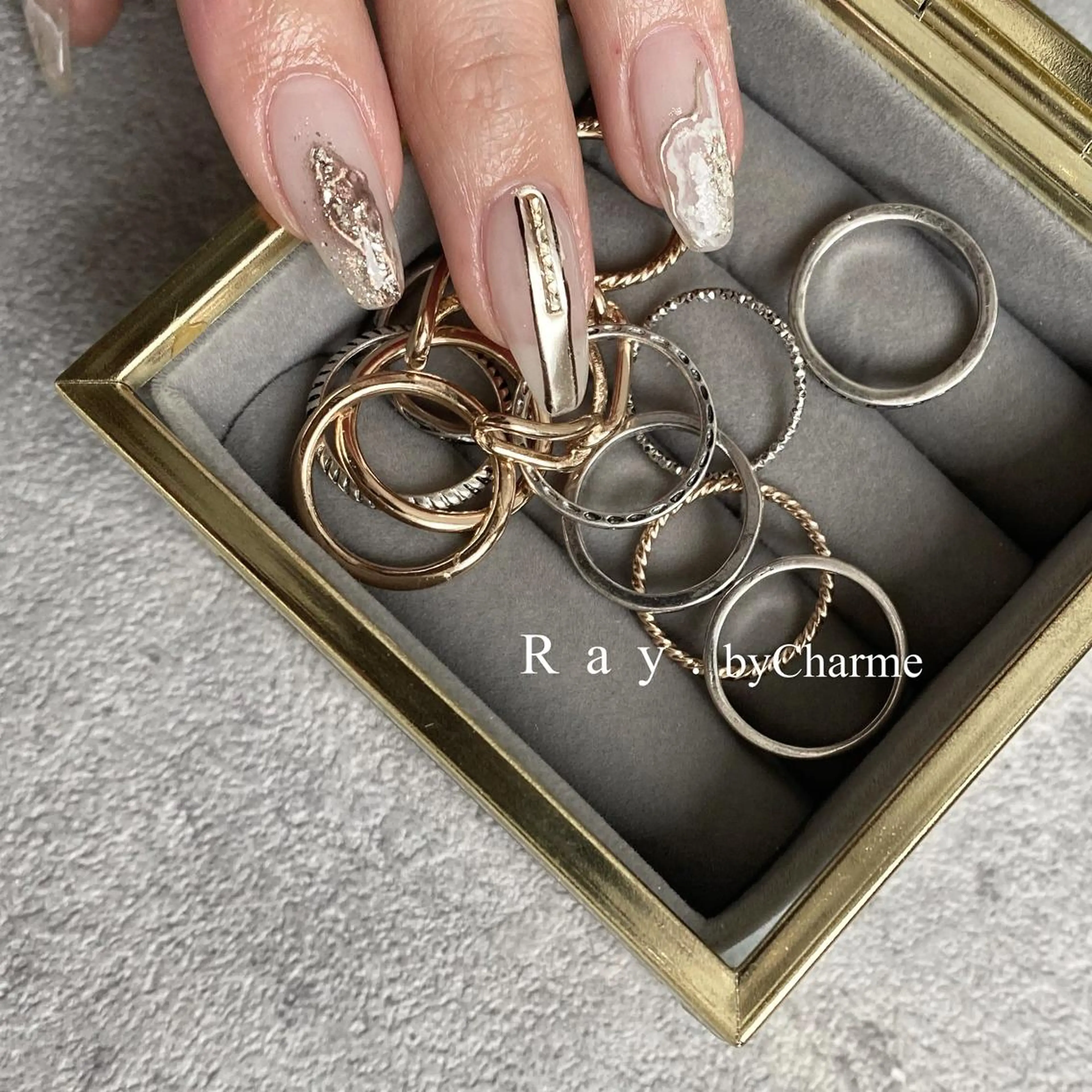 ネイル Ray. /綺麗目ニュアンスのネイルデザイン