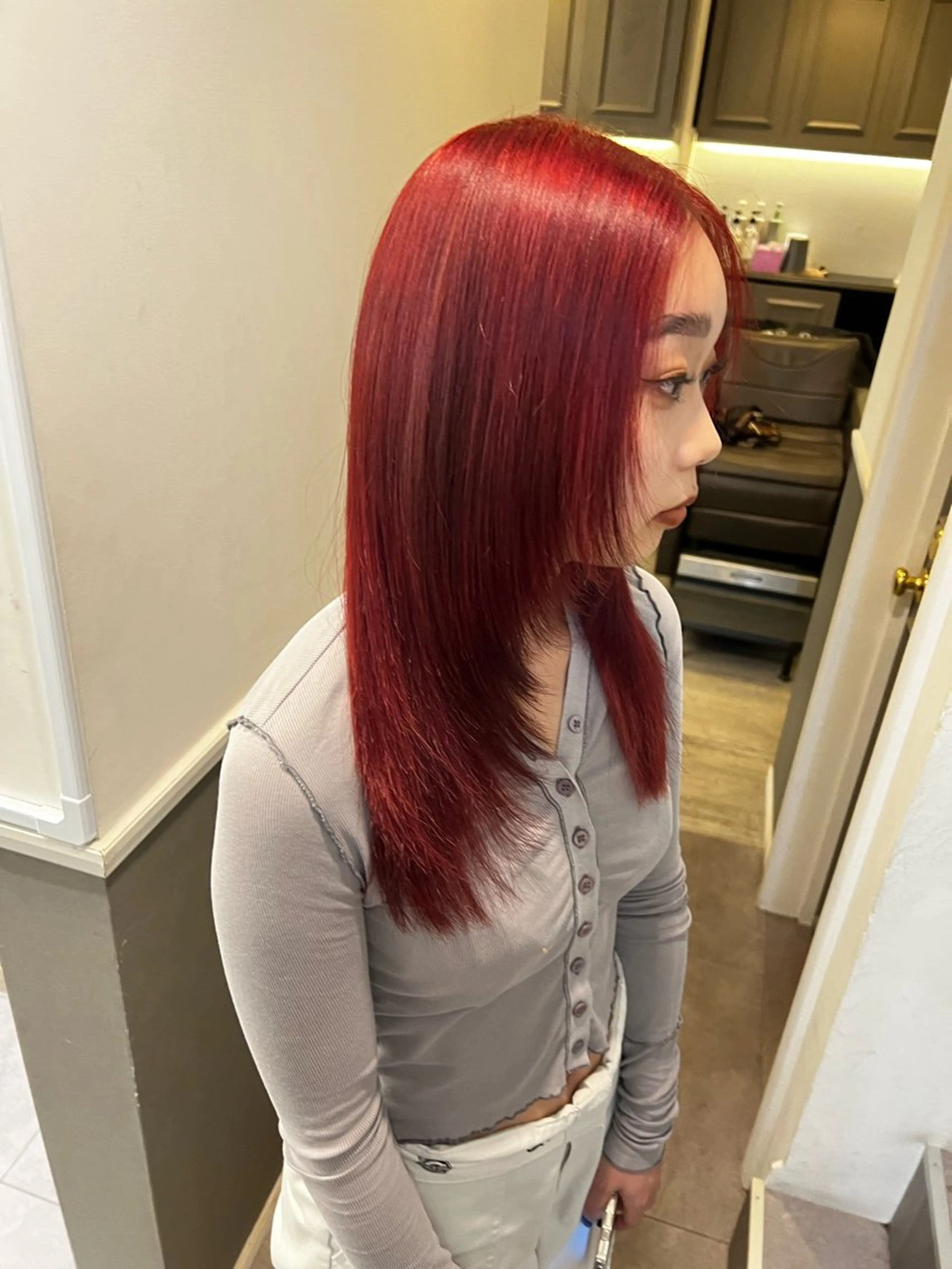 セミロング 西谷 勇志のヘアスタイル