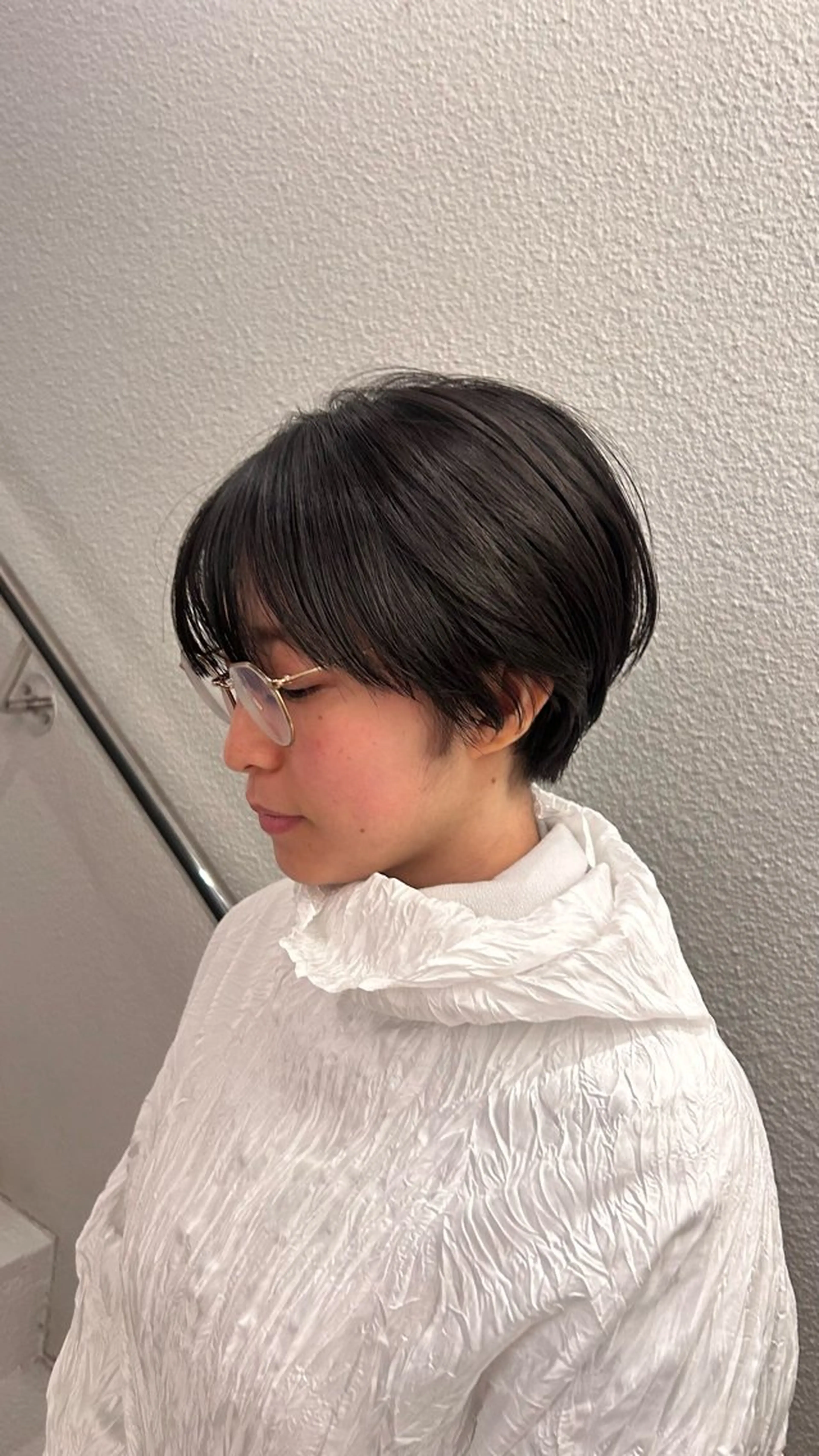 ショート カラー 丸みショート ボブ ショートヘア カット ヘアカラー トリートメント 🌿ボブ パーマ高橋啓太🌿のヘアスタイル