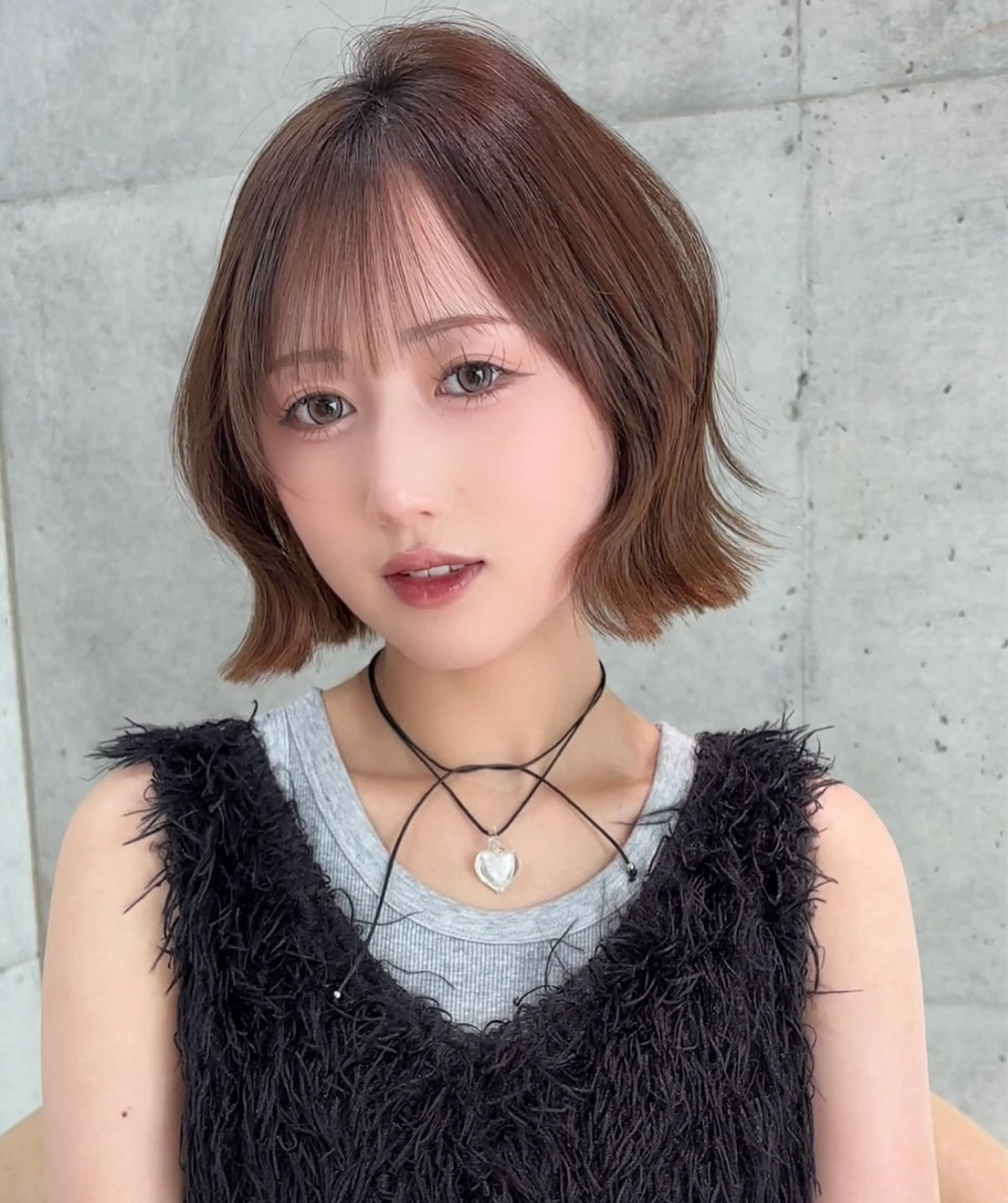 ショート カラー カット 縮毛矯正 トリートメント Lond Bloom 天神ショート/ボブのヘアスタイル