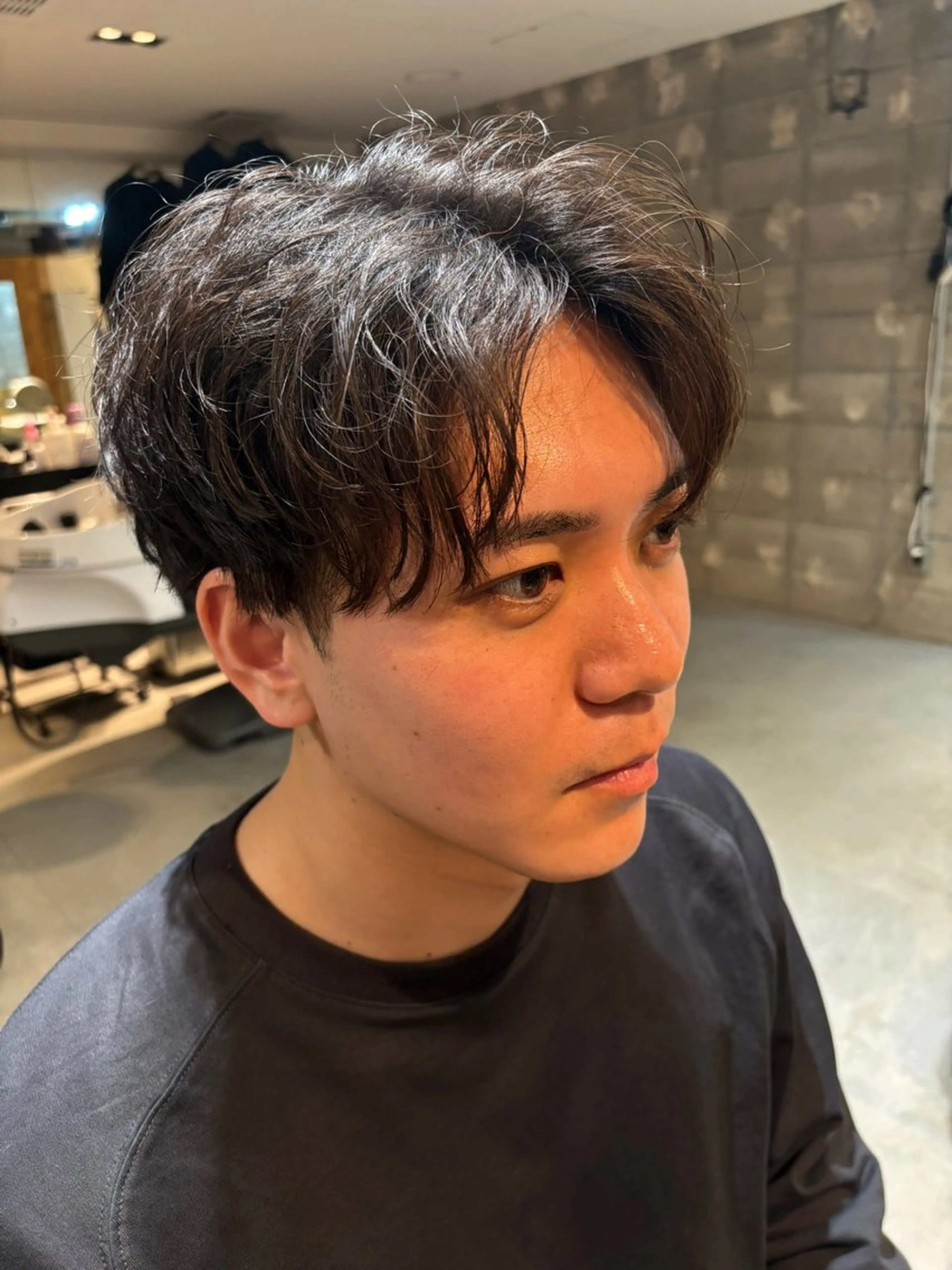 パーマ メンズ AINA acaのヘアスタイル