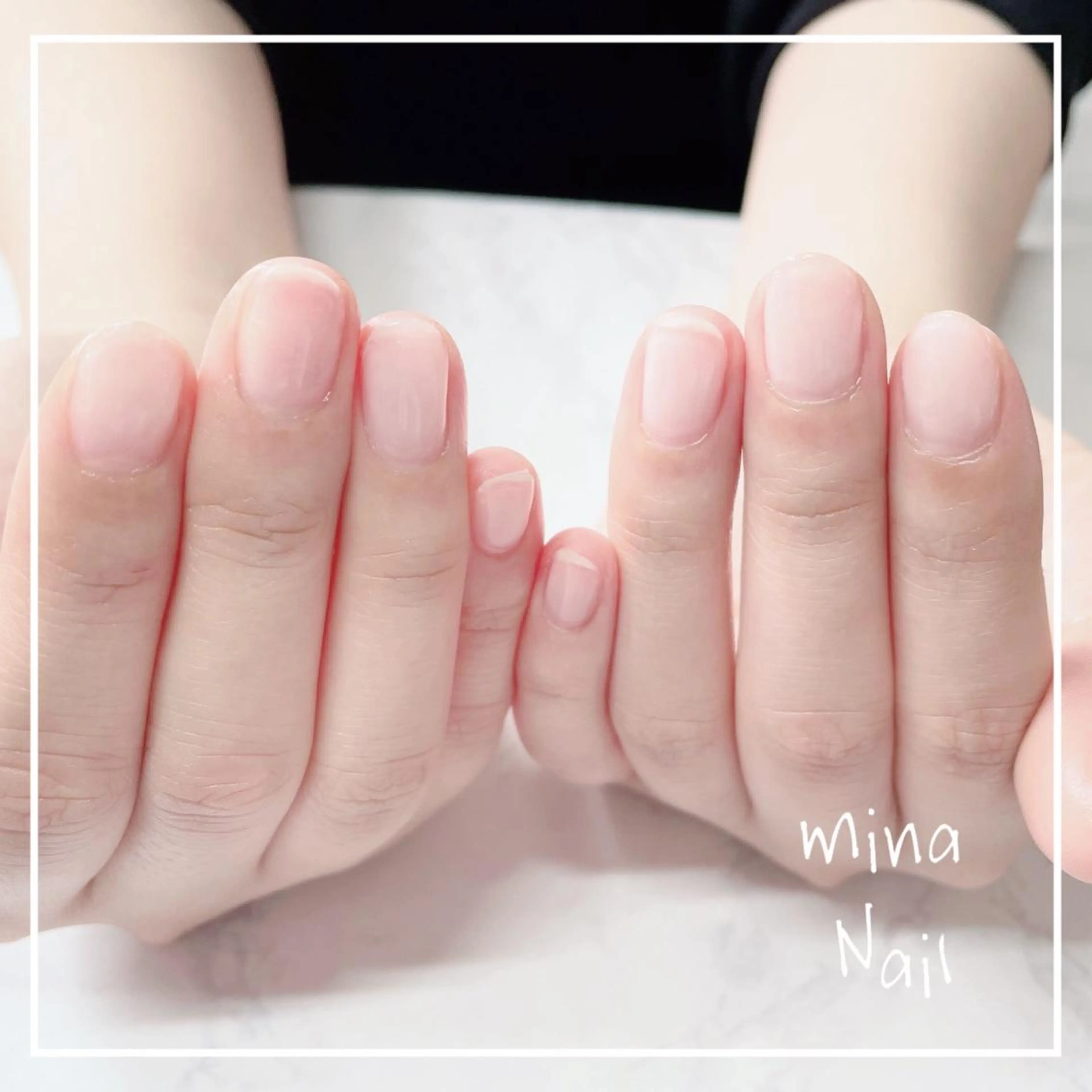 ネイル クリアネイル ジェルネイル mina Nailのネイルデザイン