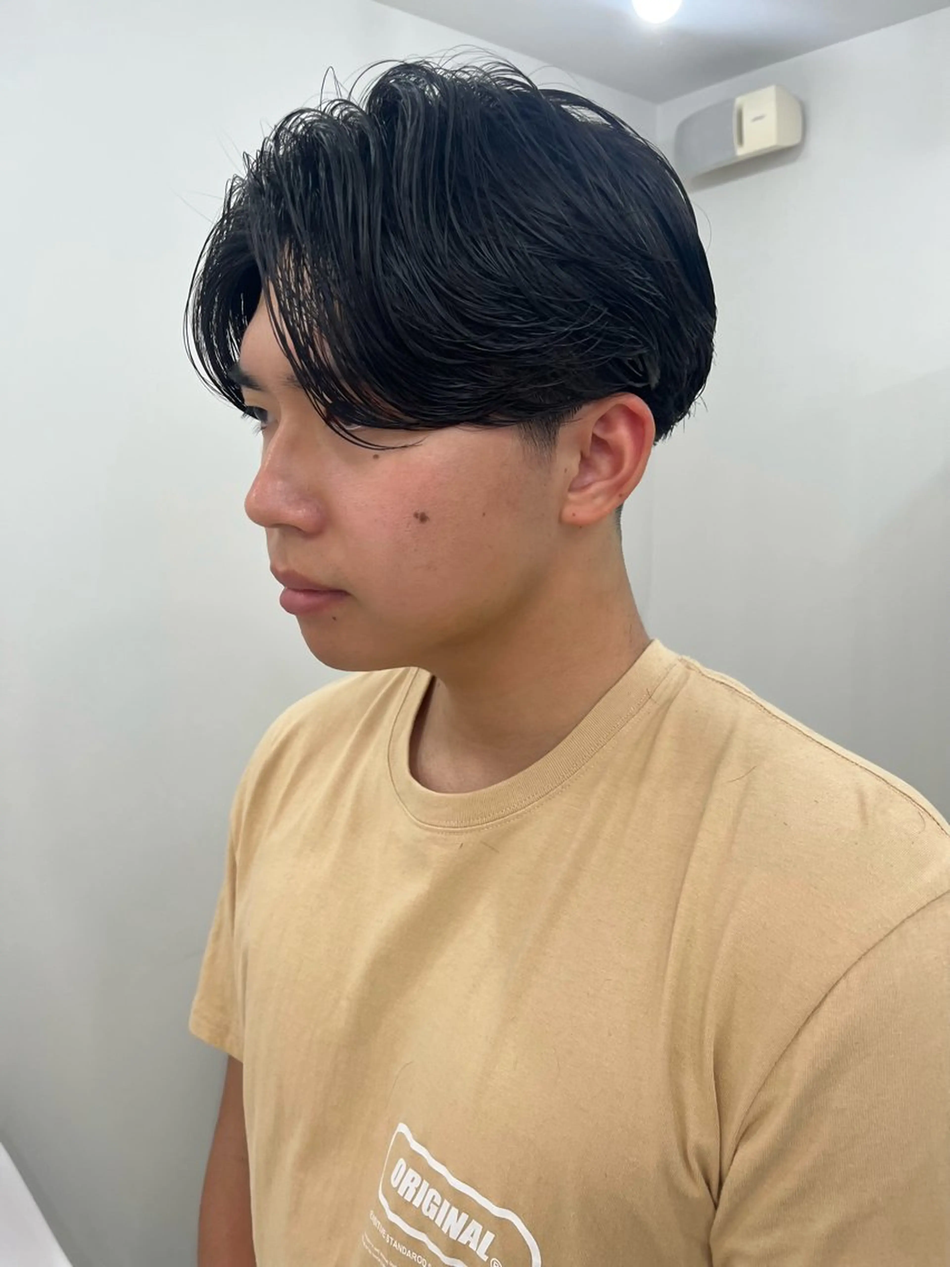 ショート パーマ メンズ メンズパーマ 網谷 萌夏のヘアスタイル
