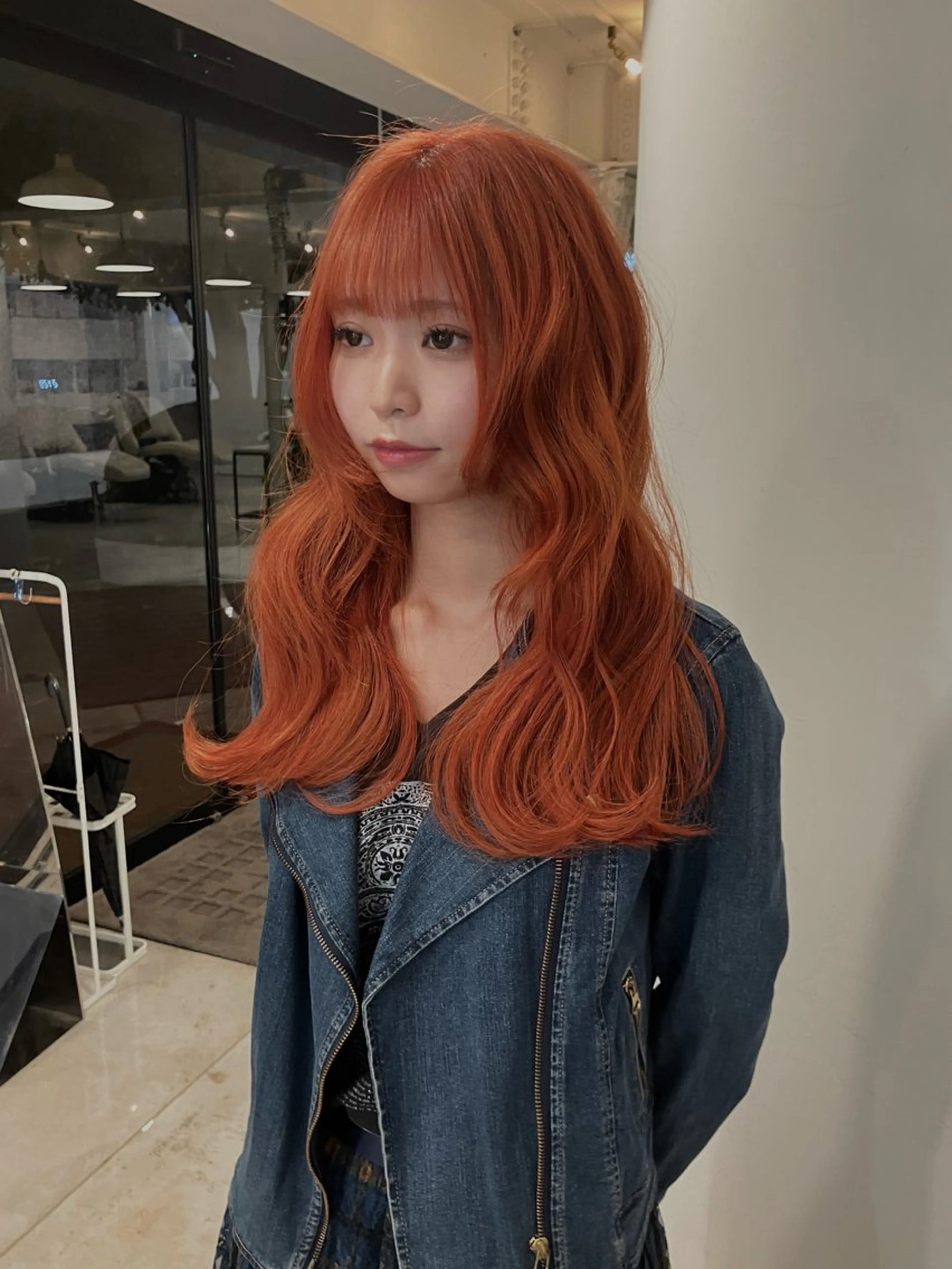 ロング ヘアカラー トリートメント Hanaka🐈⬛ 海外×ニュアンスのヘアスタイル