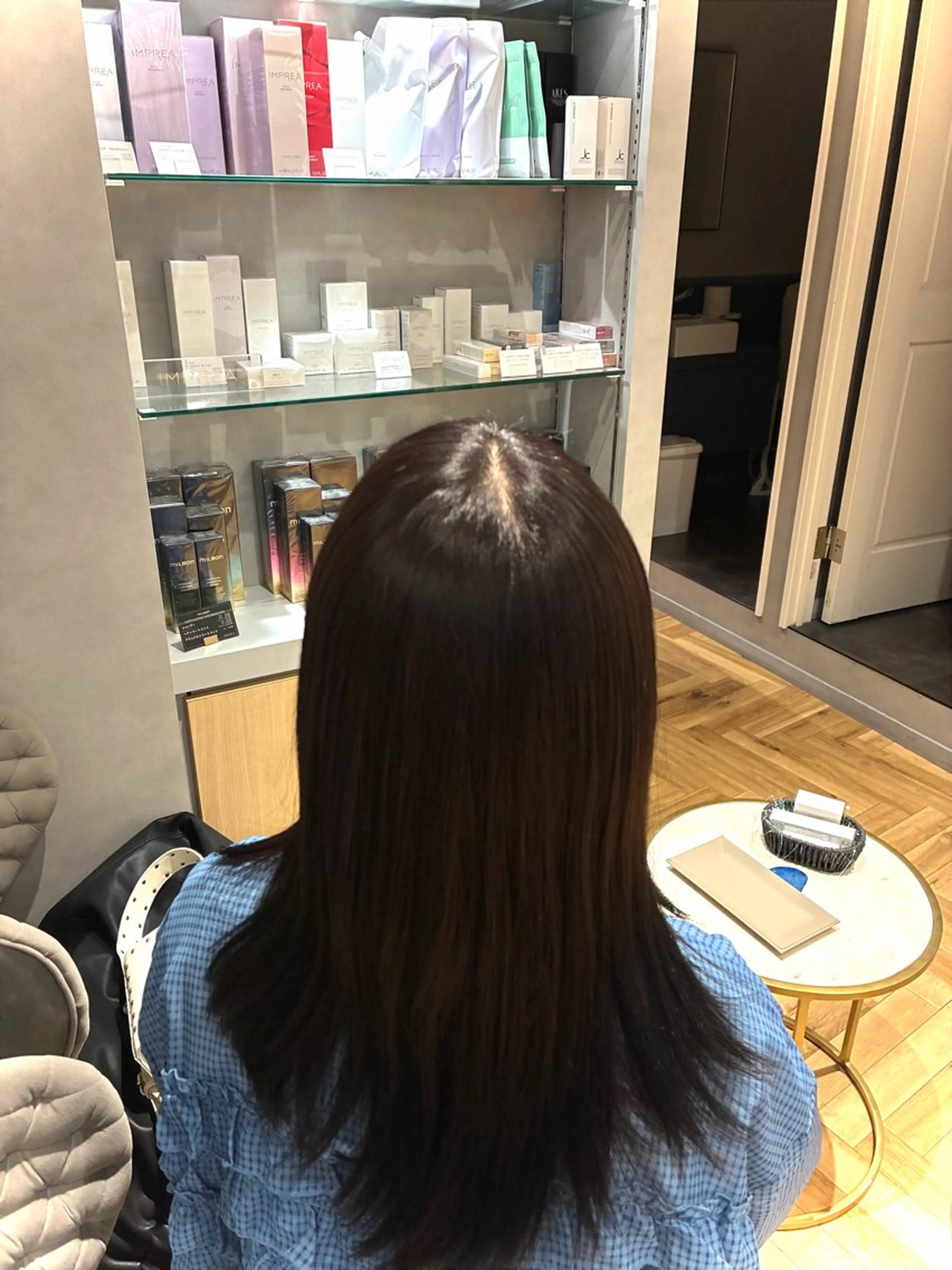 ロング カラー タケノウチ アユムのヘアスタイル