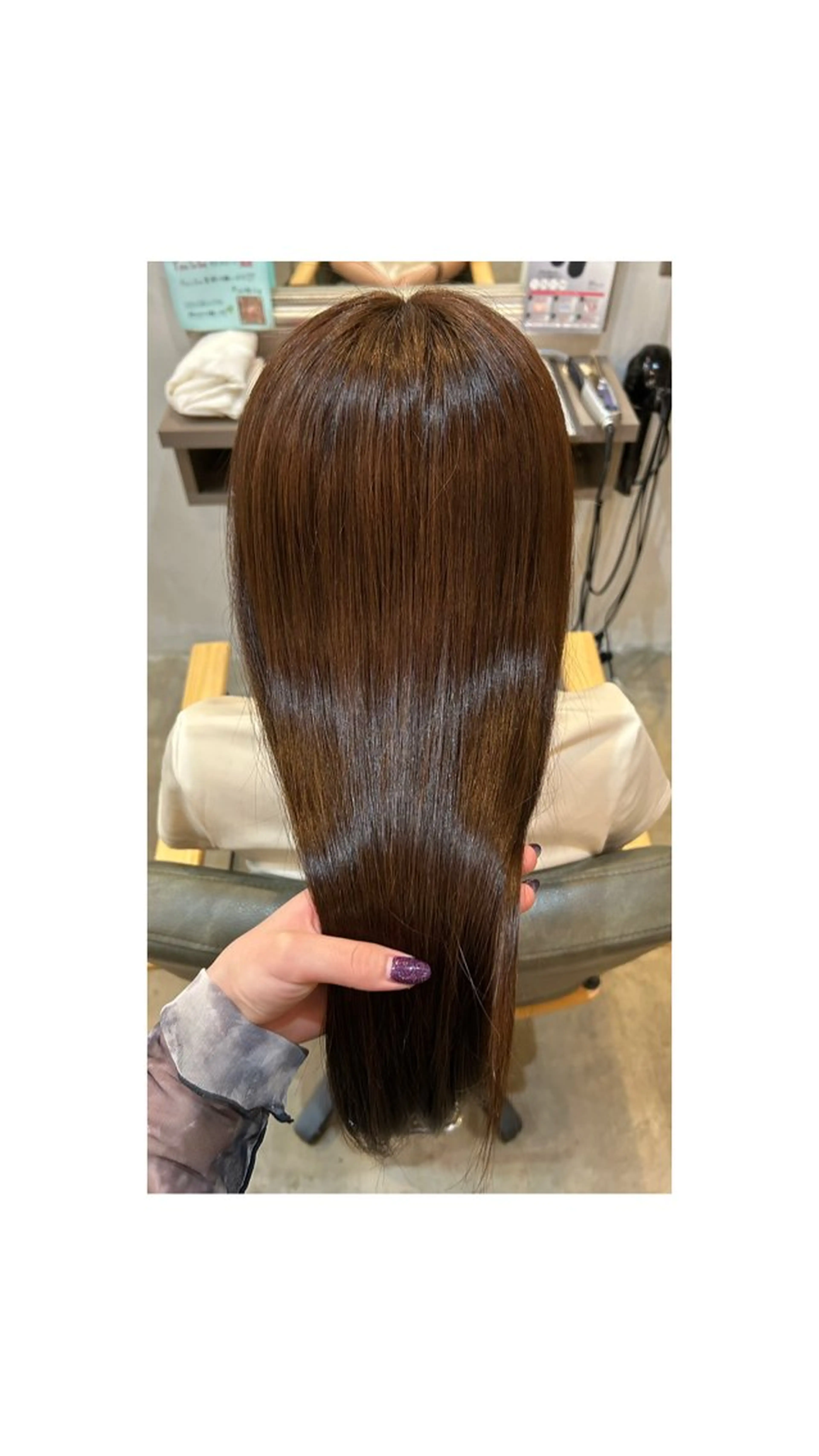 🎀ワンカラー➕トリートメント[ブラック系カラー以外]の写真