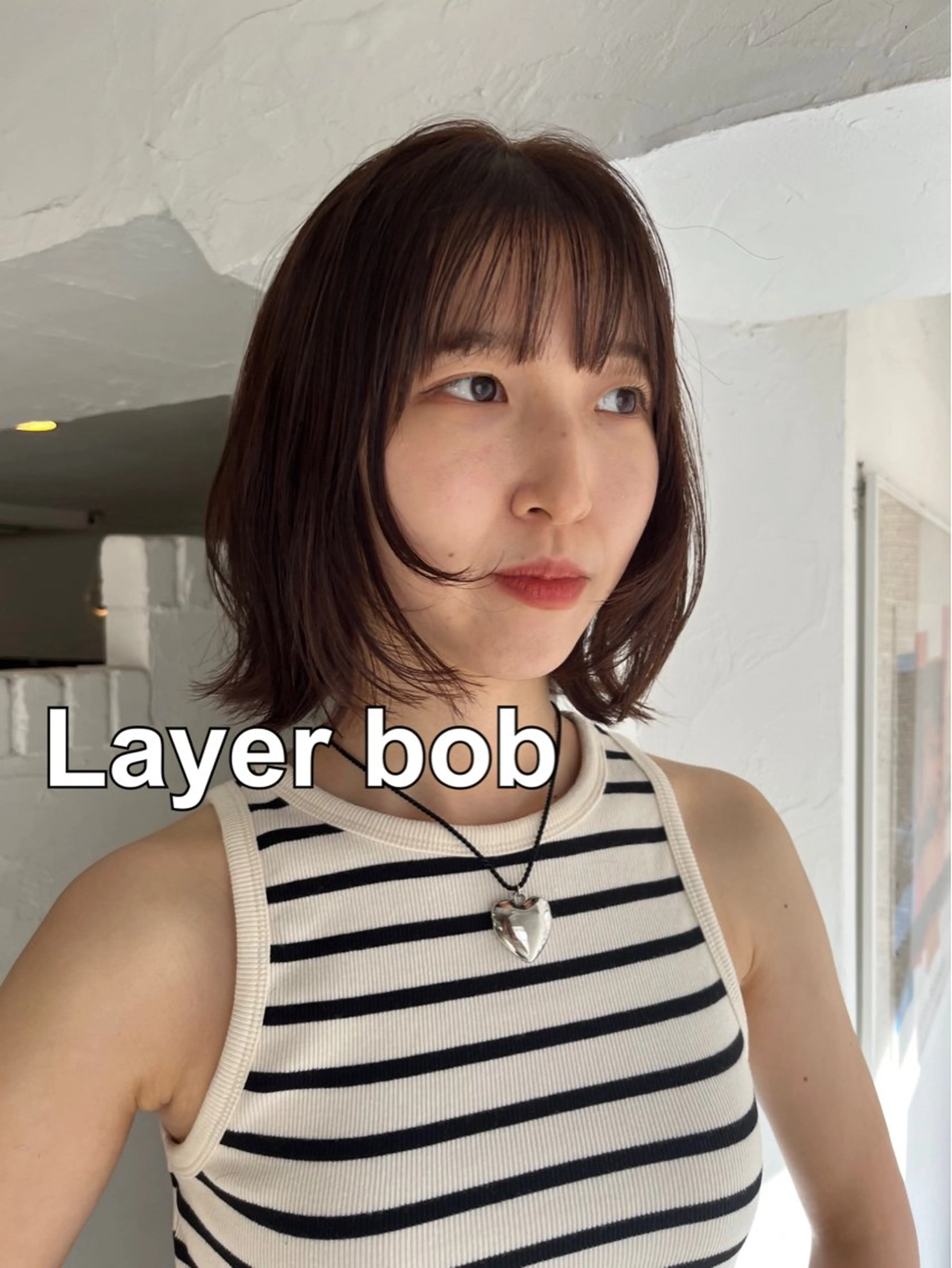 ショート カラー ヘアアレンジ ボブレイヤー アッシュ アッシュグレー アッシュグレージュ ベージュカラー SALOWIN恵比寿所属・ヘッドスパで脳を 整える✨chacoのヘアスタイル