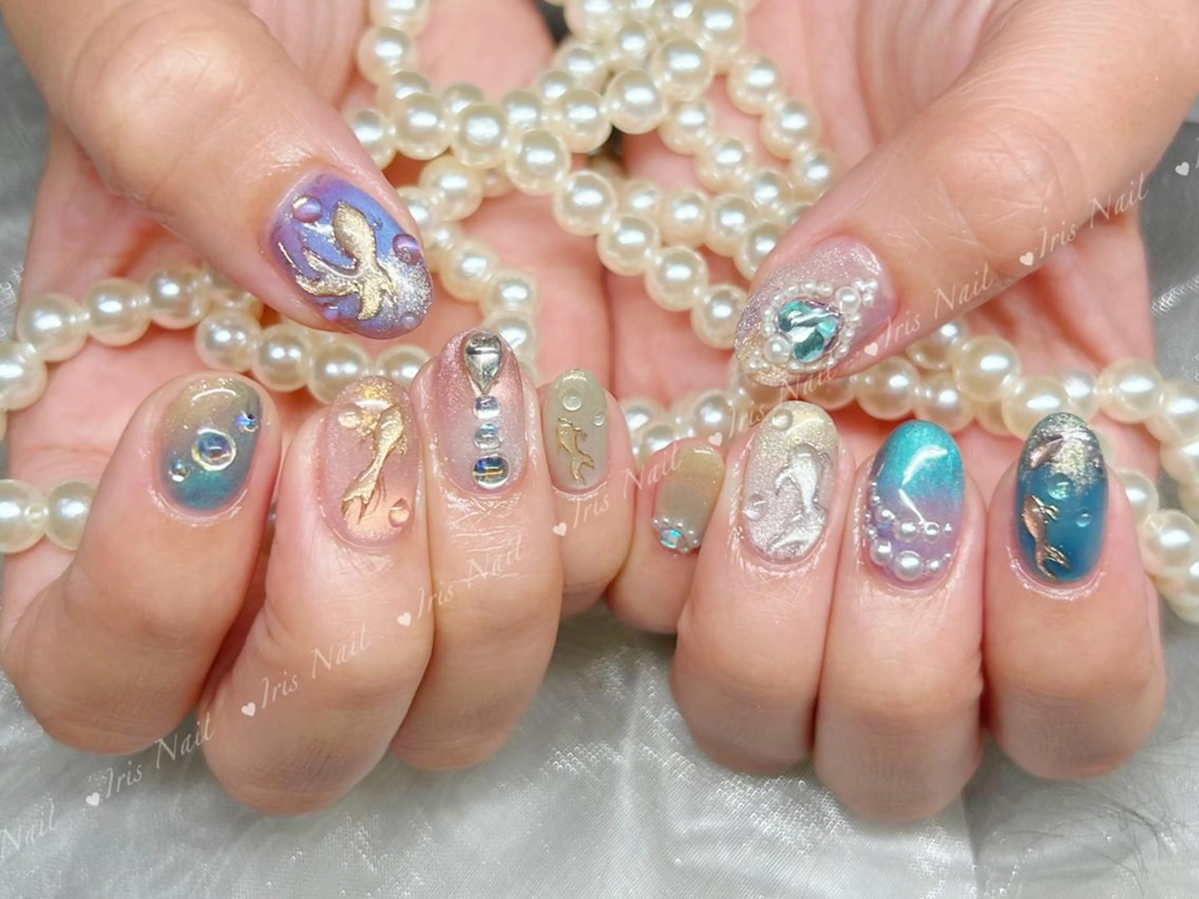 ネイル ハンドネイル ハンドケア 🍒IRIS Nail🌸のネイルデザイン