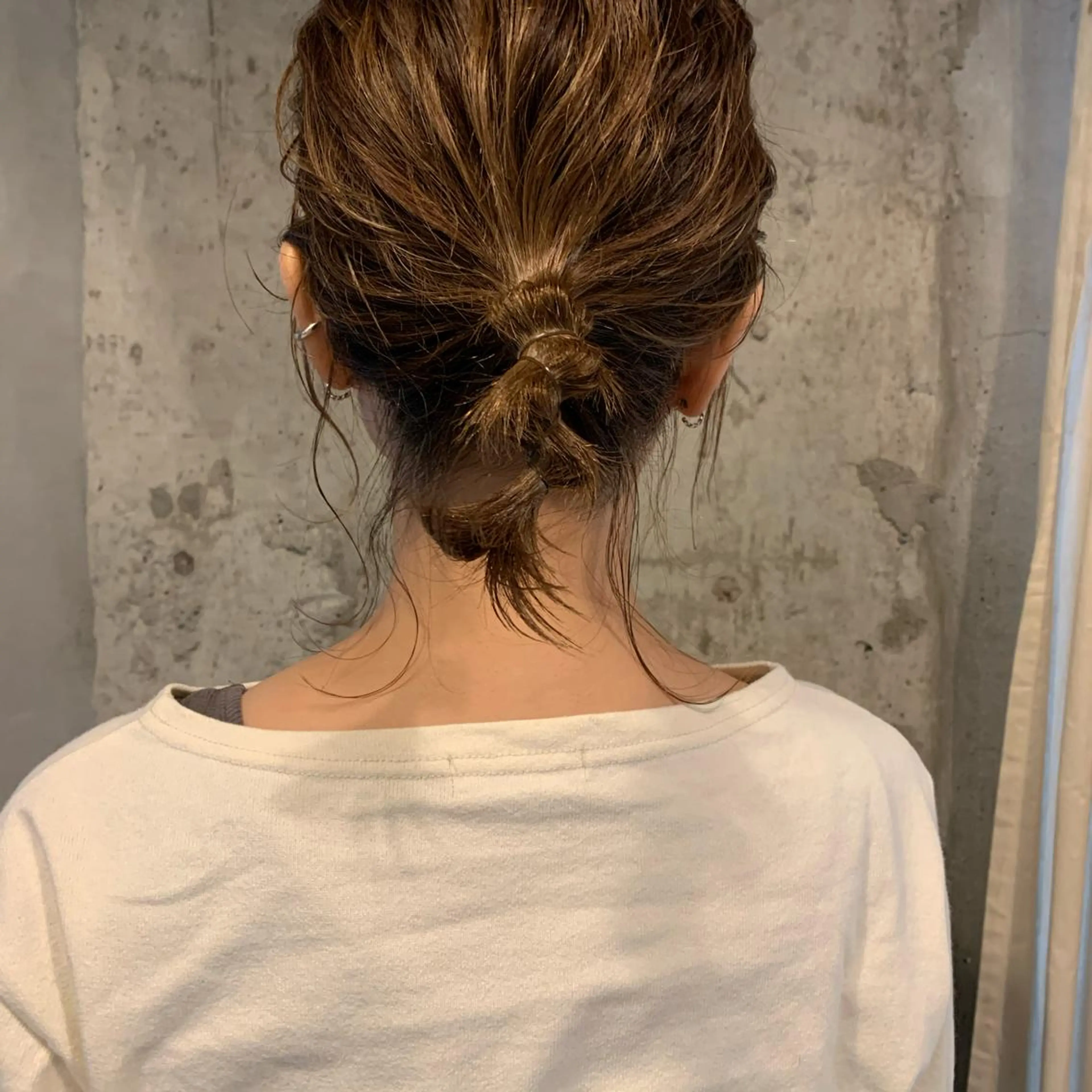 ミディアム ヘアアレンジ 西山 紗耶香🪽 透明感カラー/ボブのヘアスタイル