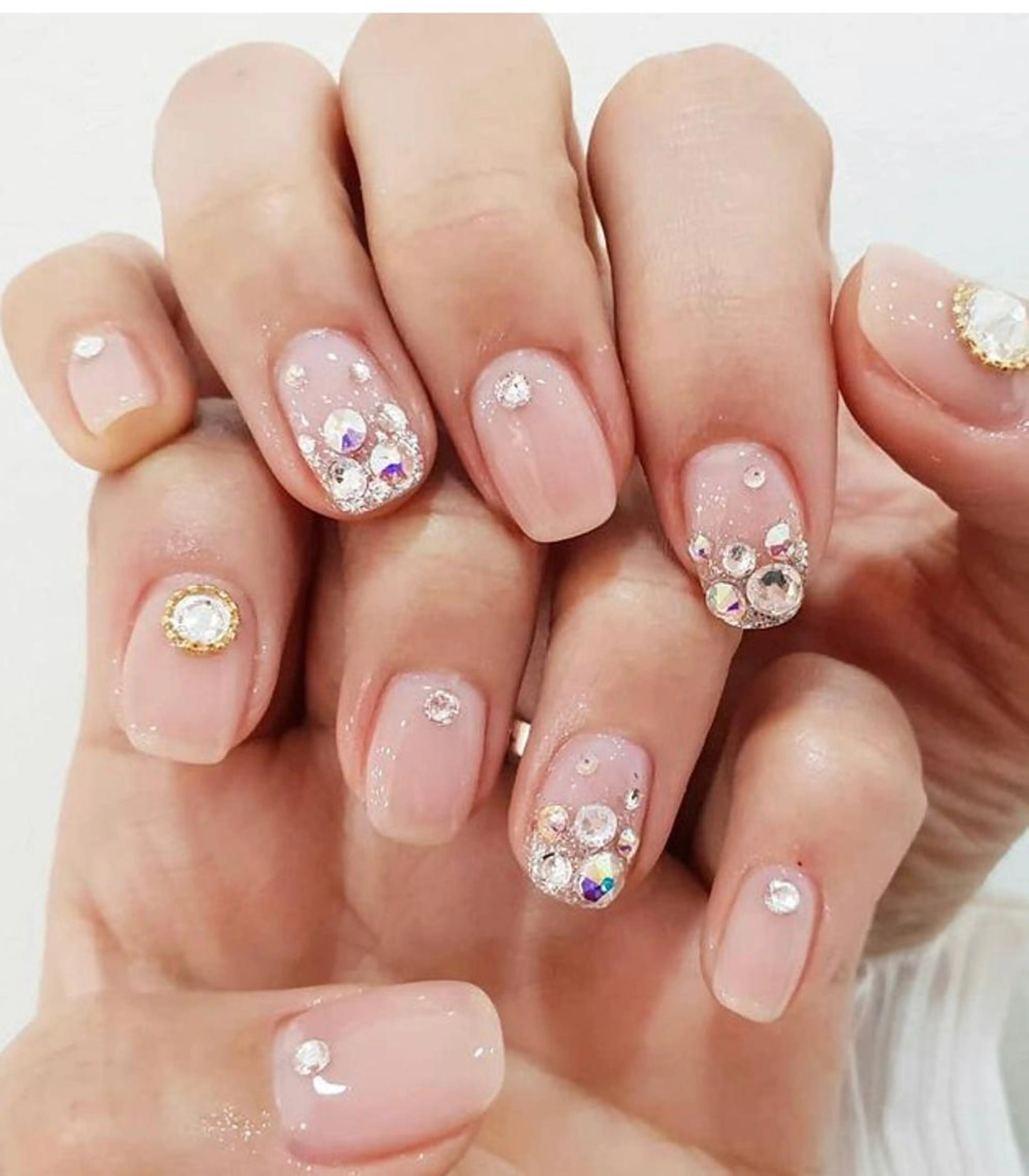 💍🧸ストーン、パーツ、乗せ放題+ワンカラー^_^(オフなし)の写真