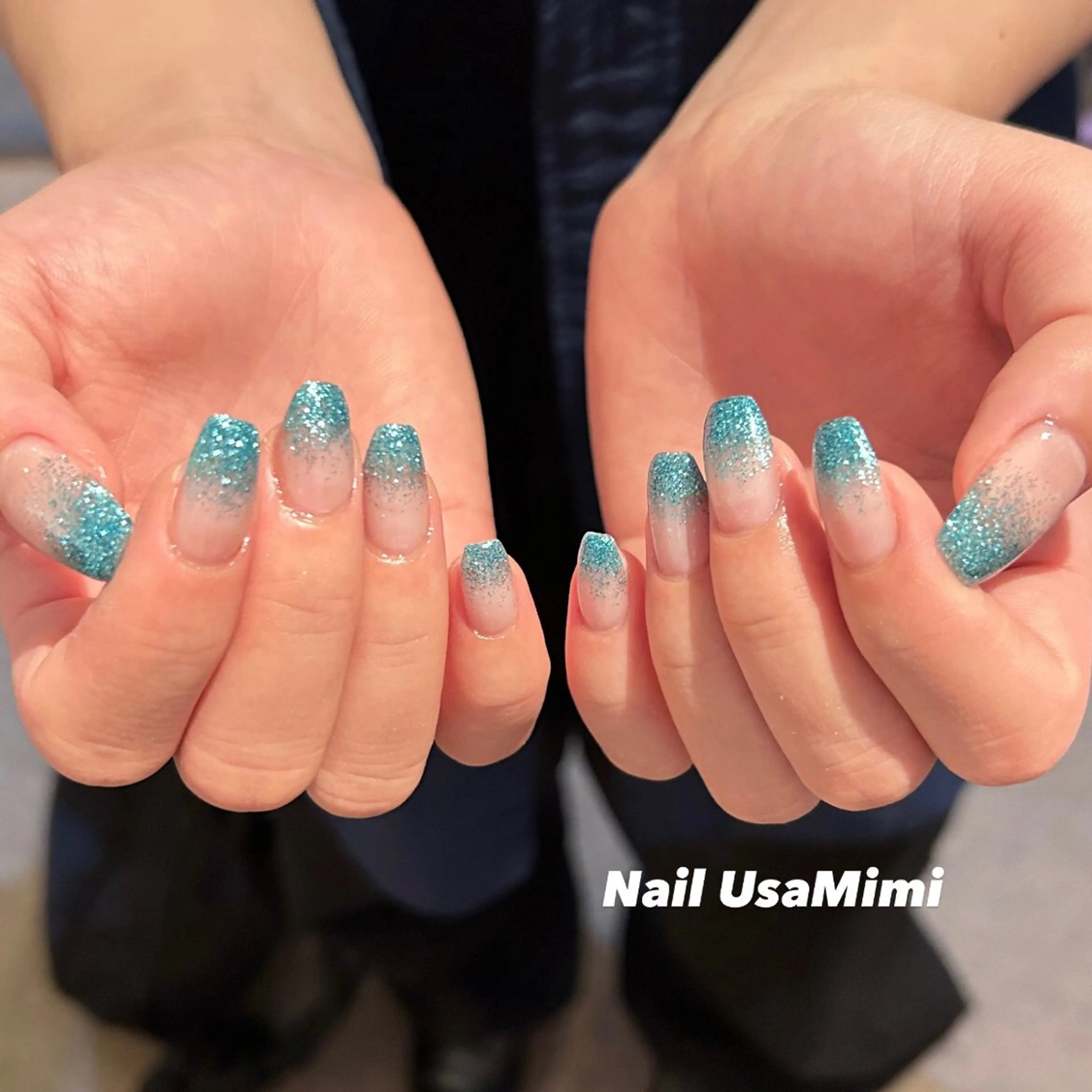 ネイル ジェルネイル マグネットネイル 持ち込み ワンカラーネイル パラジェル 本町ネイルNail UsaMimiのネイルデザイン