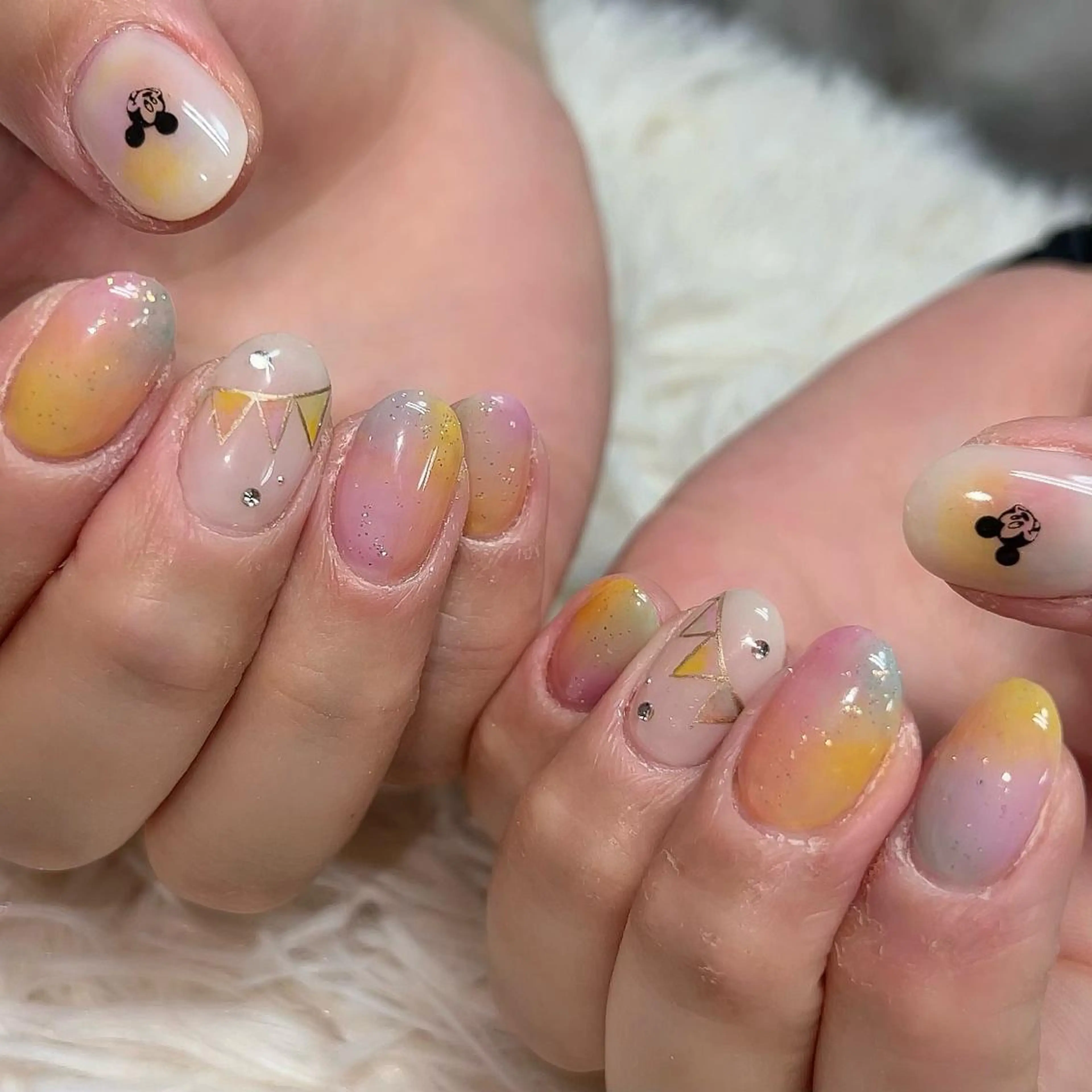 ネイル ハンドネイル 【Yappy🌈】 💖P-tanaのネイルデザイン