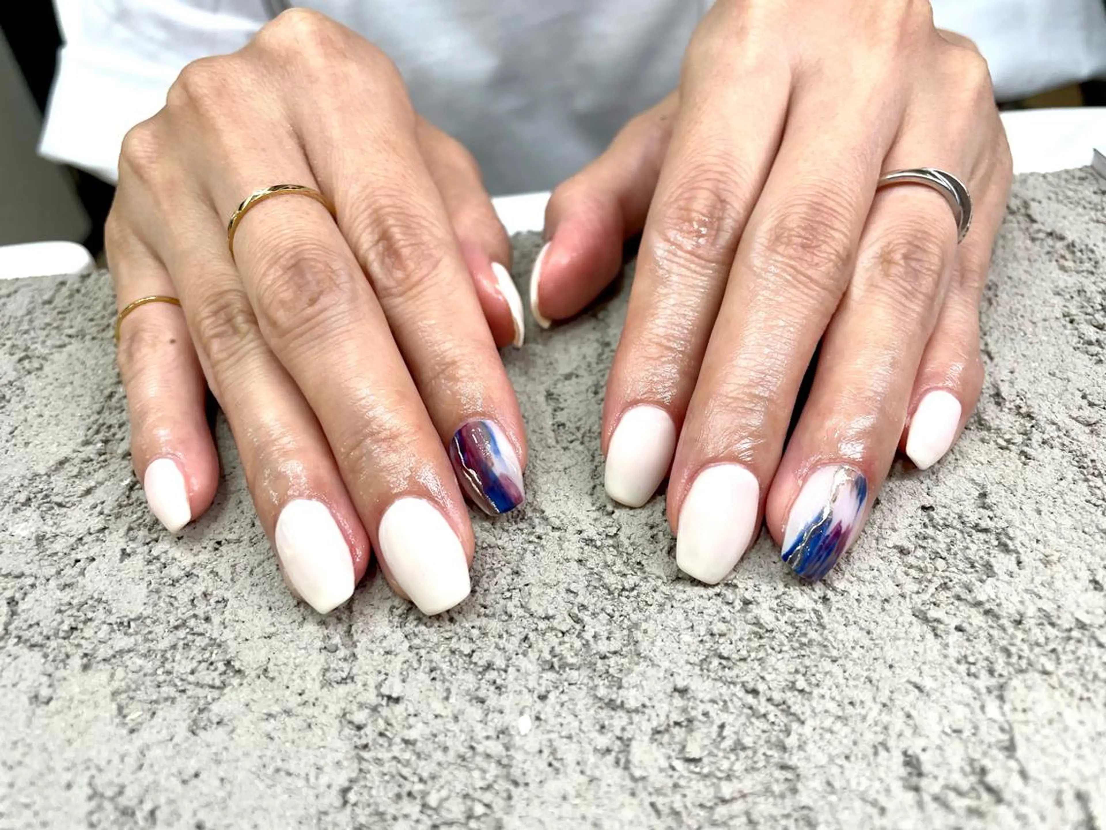 ネイル ニュアンスネイル salon te.のネイルデザイン