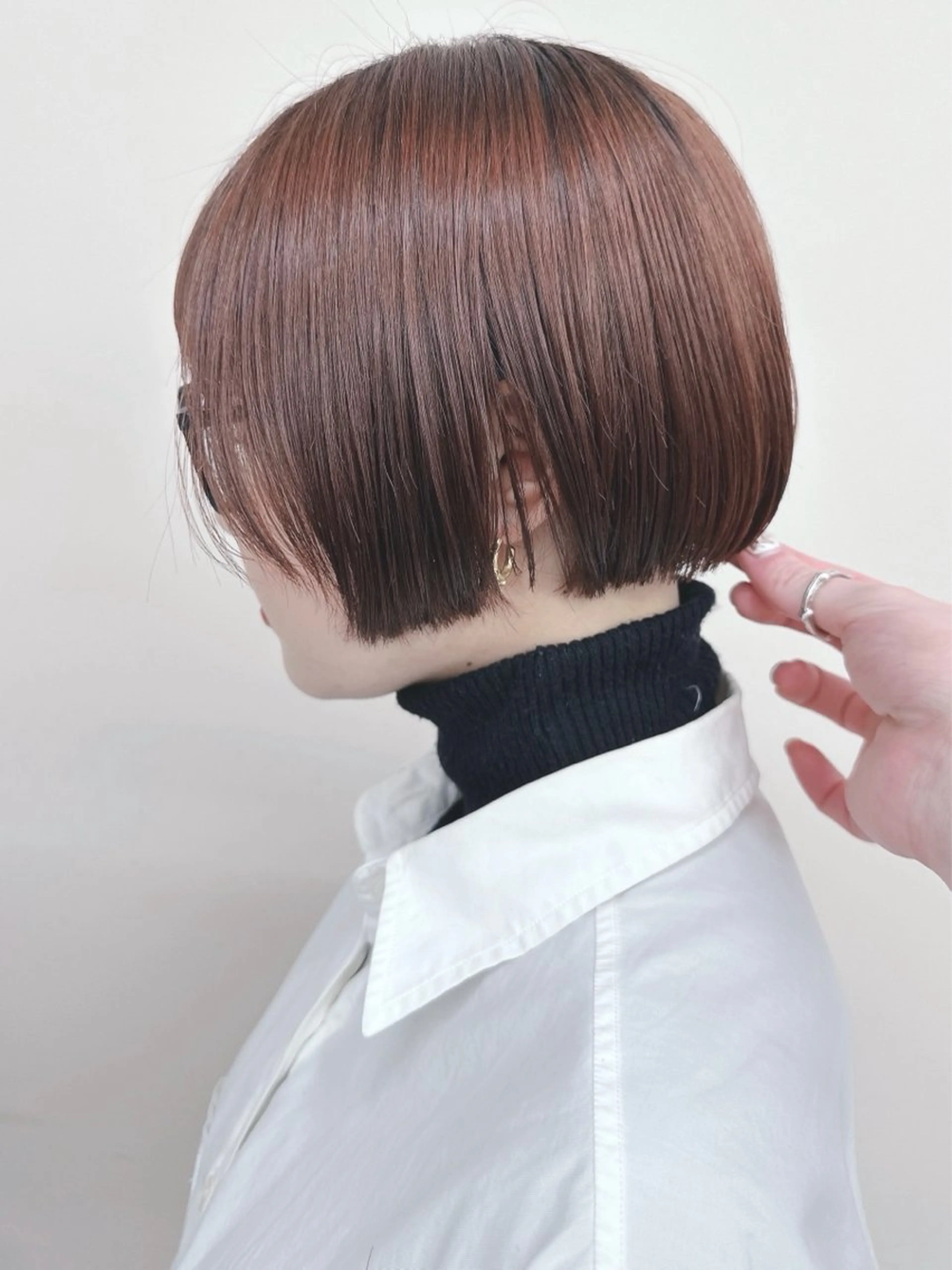 ショート カット ヘッドスパ ボブ/ゆるふわ ボブパーマ/とういのヘアスタイル