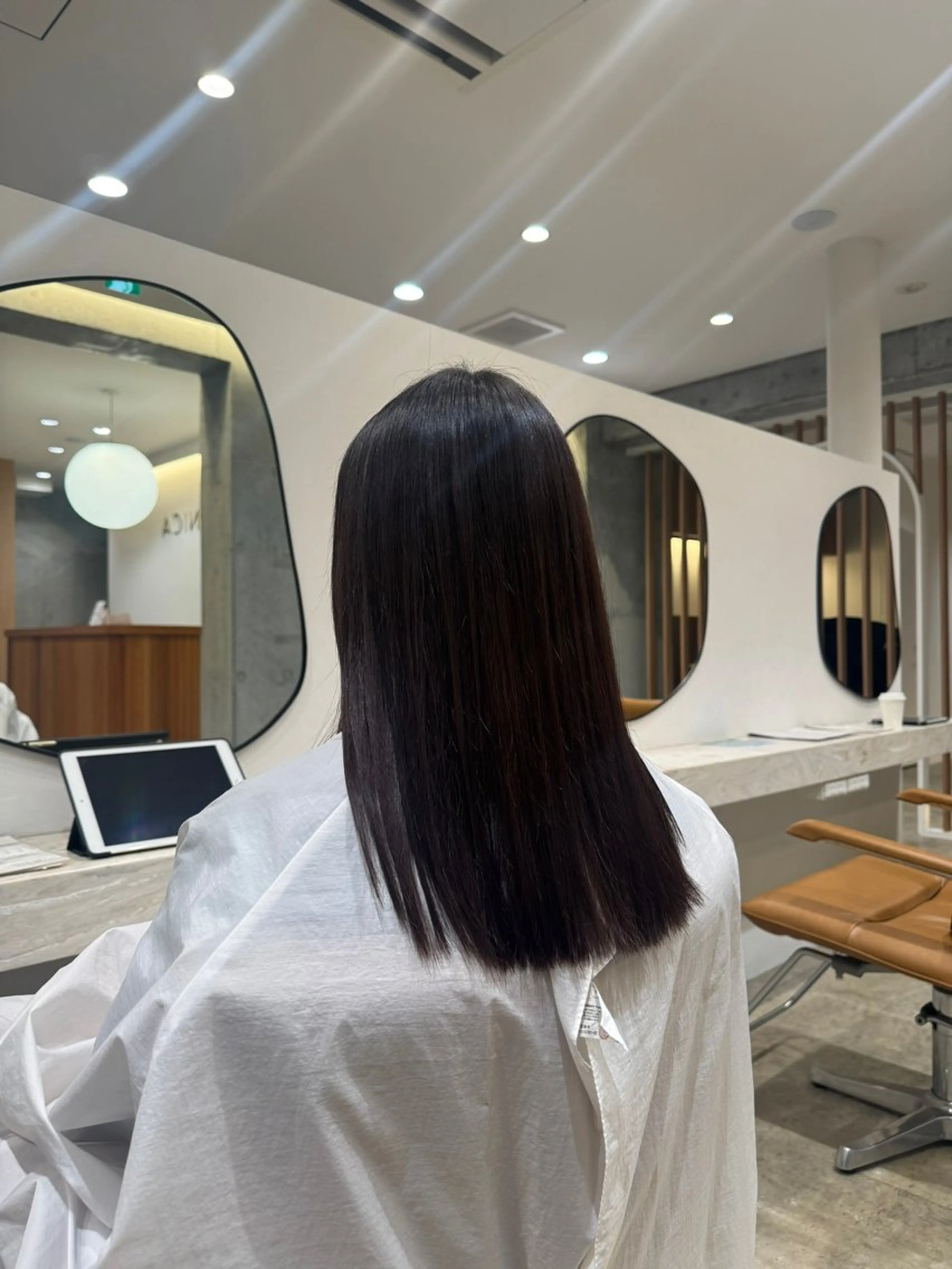 ✨平日限定✨やわらか縮毛矯正+カットの写真