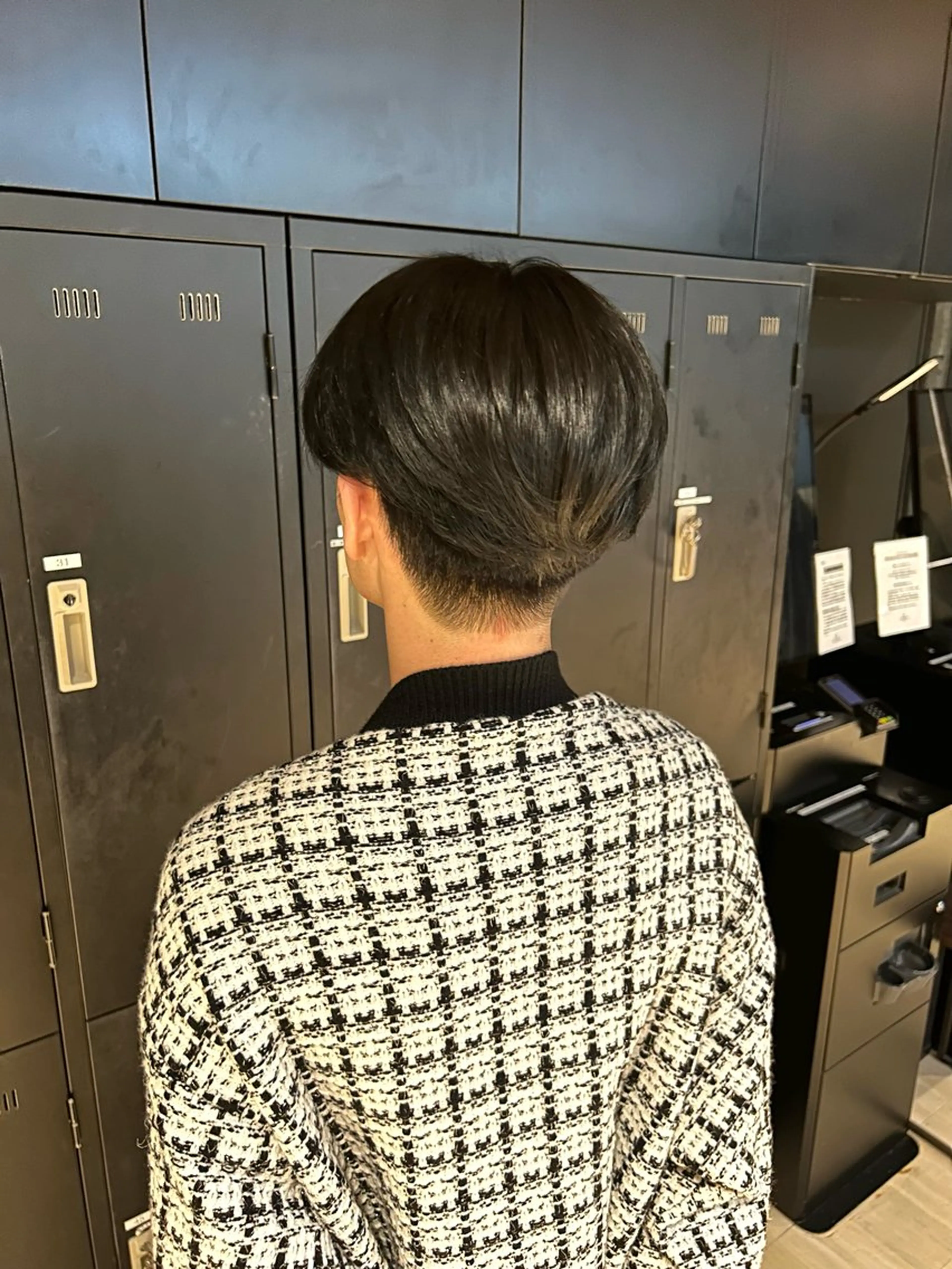 カラー メンズ 韓国ヘア/レイヤー/ 顔まわり足立遥奈のヘアスタイル