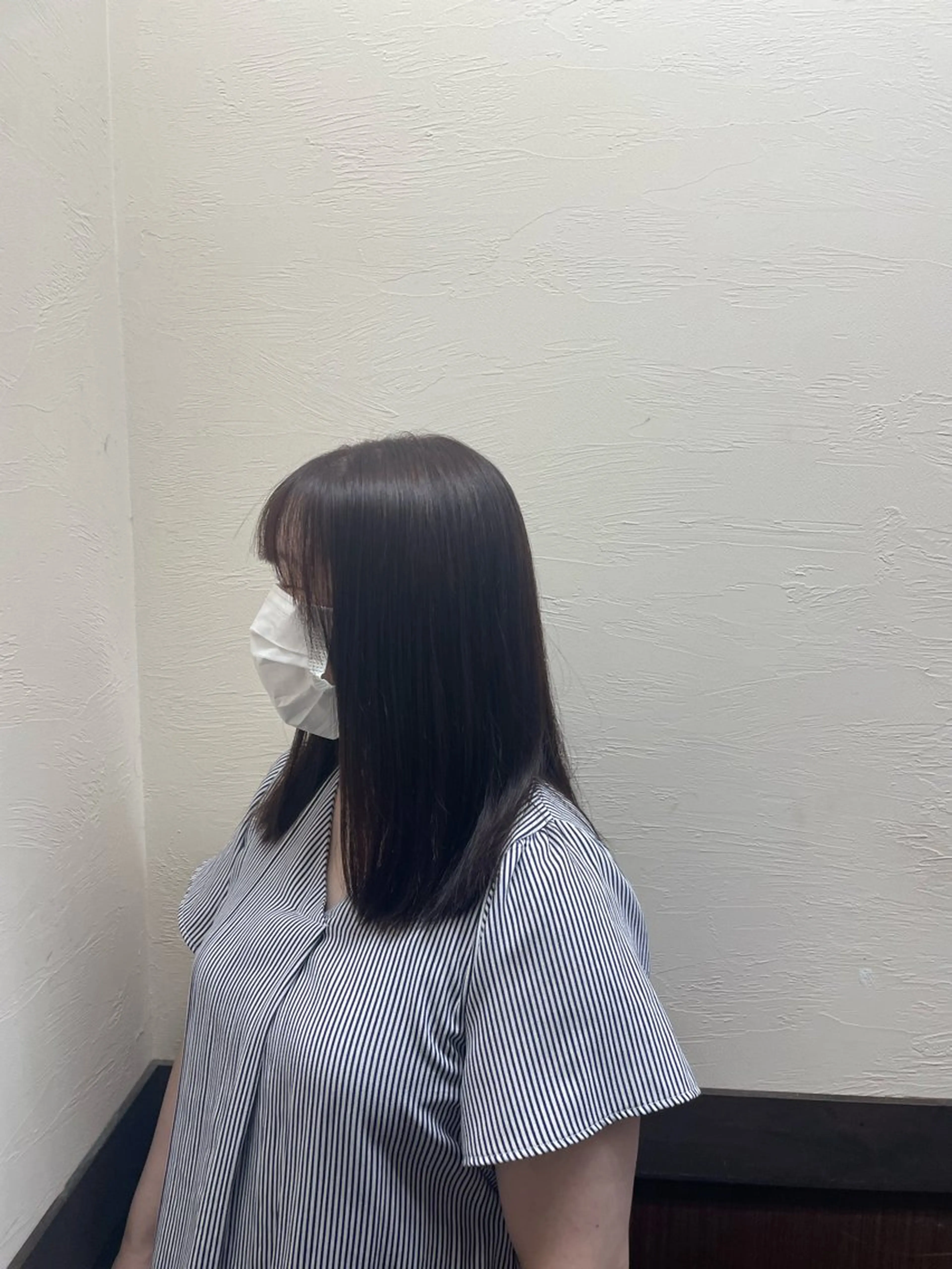 ミディアム 縮毛矯正 🫧AMAN🫧 鈴木美佑のヘアスタイル