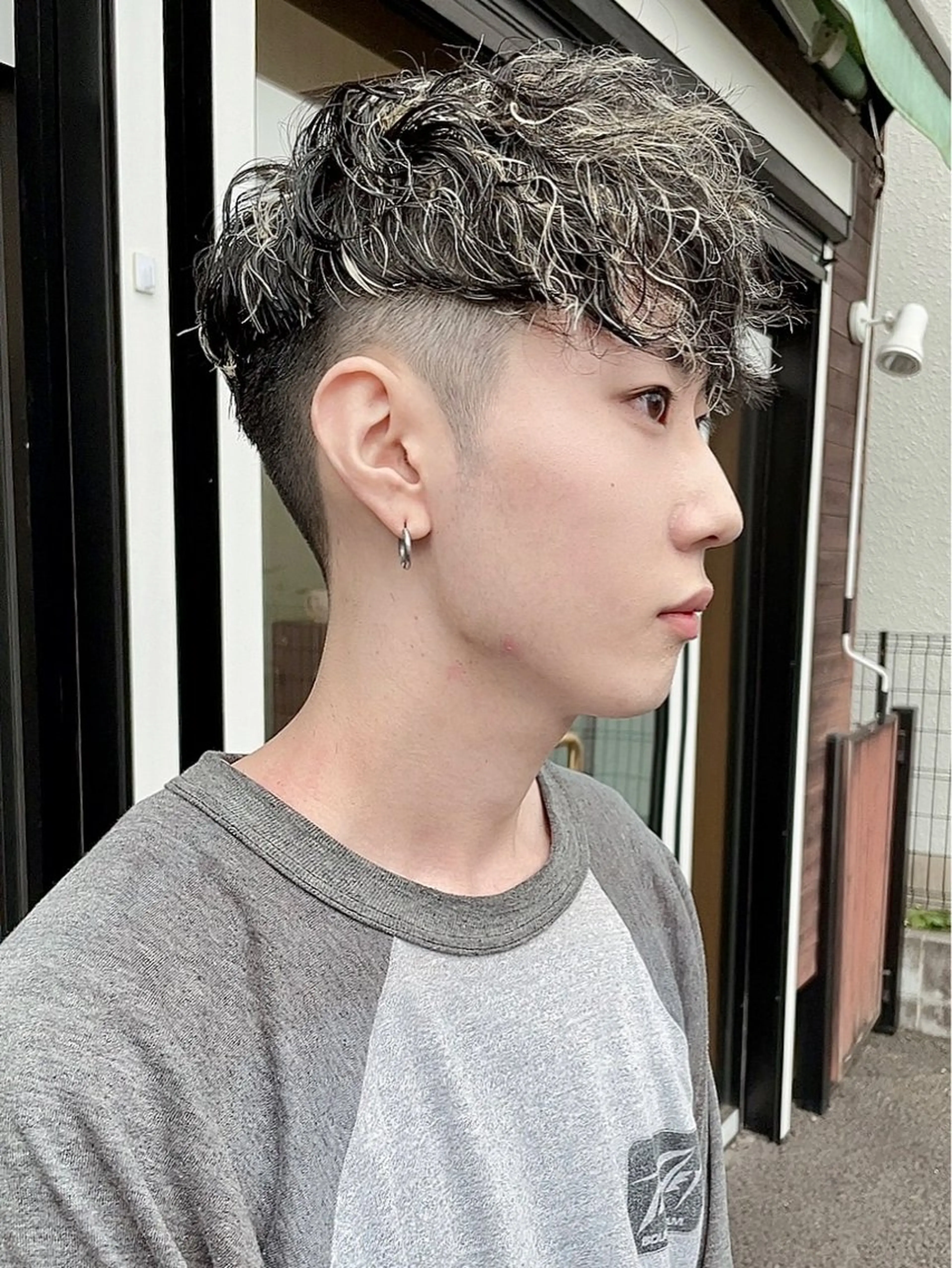 ショート カラー パーマ メンズ hair  cruise piece所属・kohei 【期間限定募集】のヘアスタイル