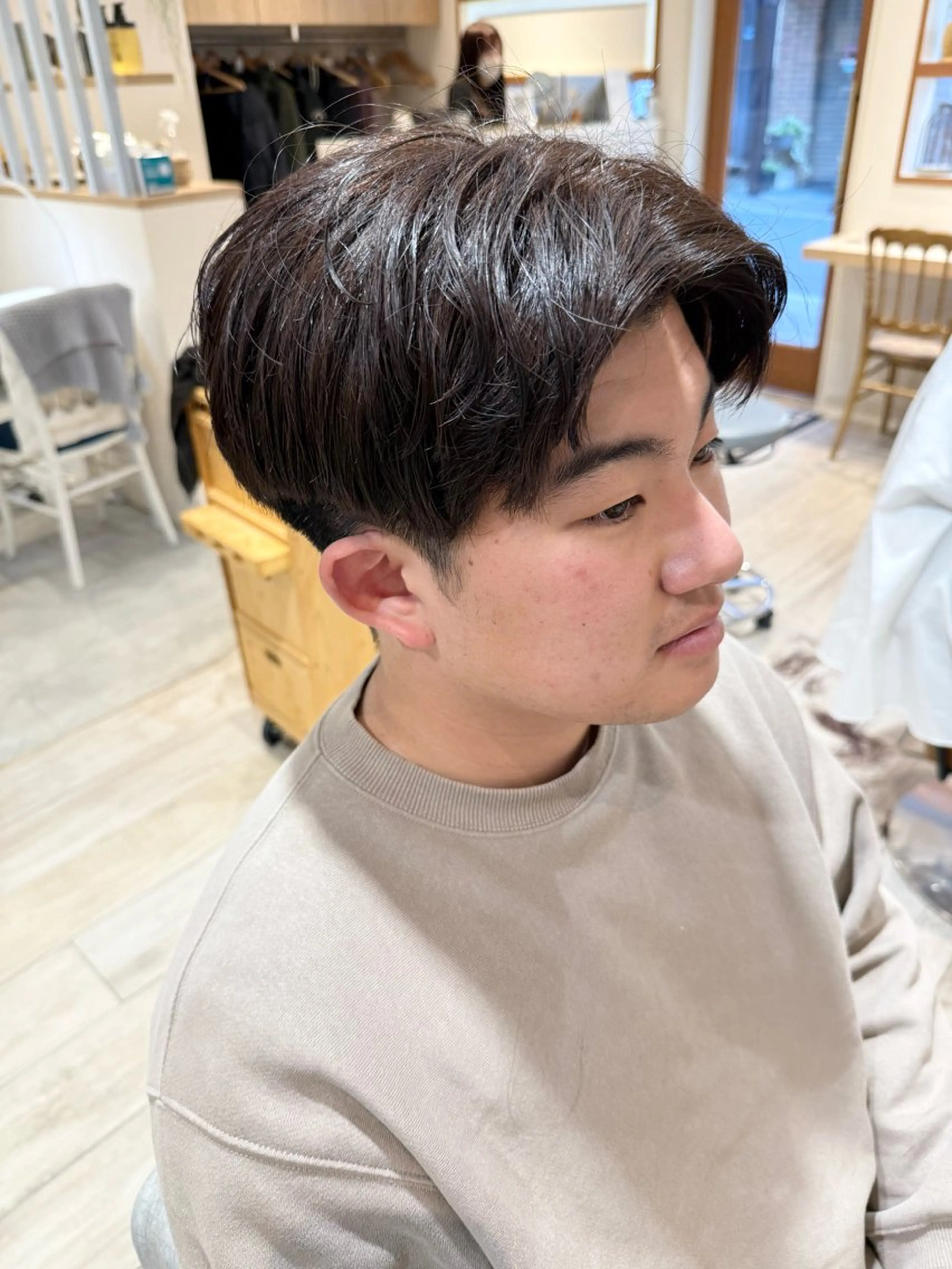 メンズ カット ヘアカラー パーマモデル 募集中🦢渡邉のヘアスタイル