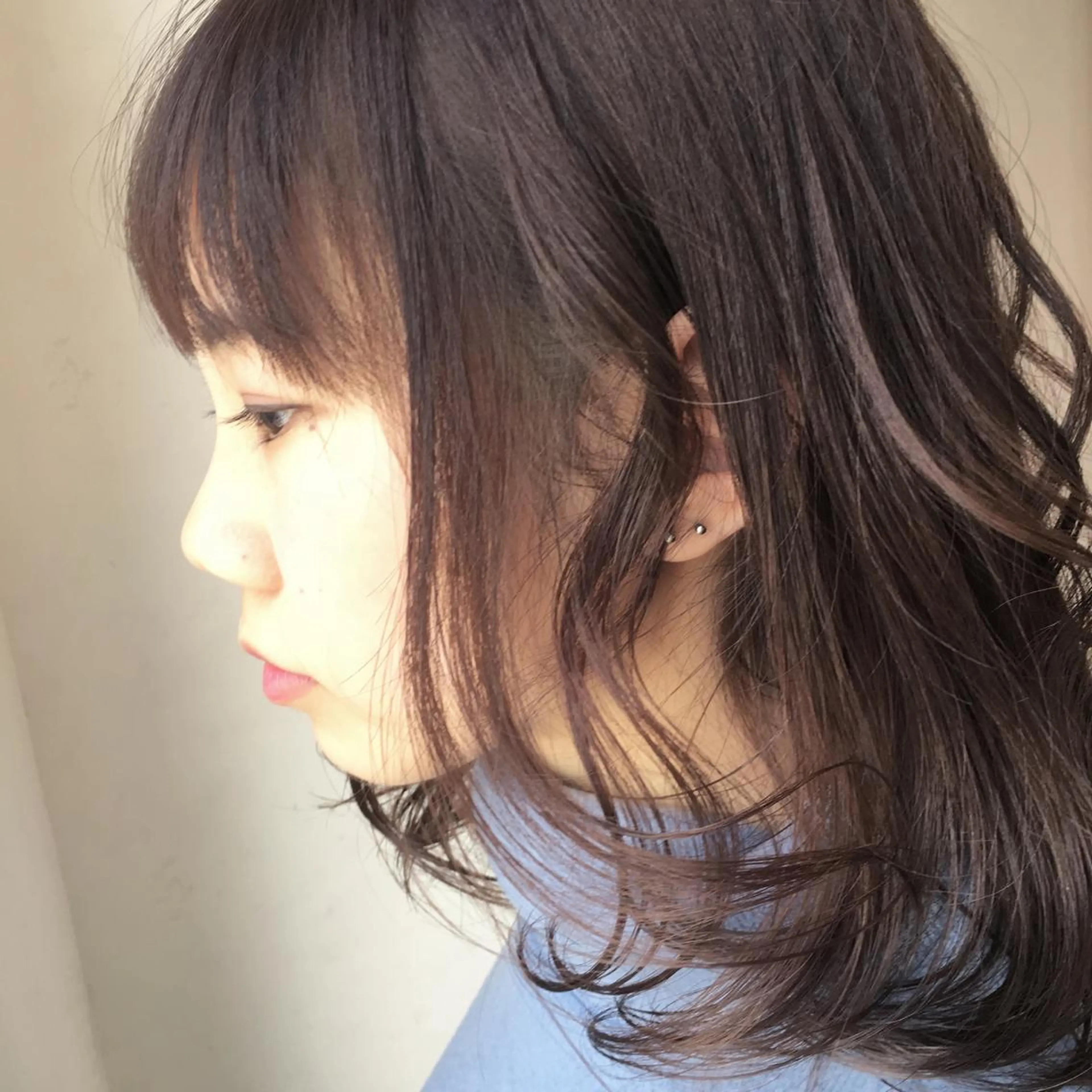 ミディアム カラー ベージュカラー ブラウンカラー TOWA 野村　コウダイのヘアスタイル