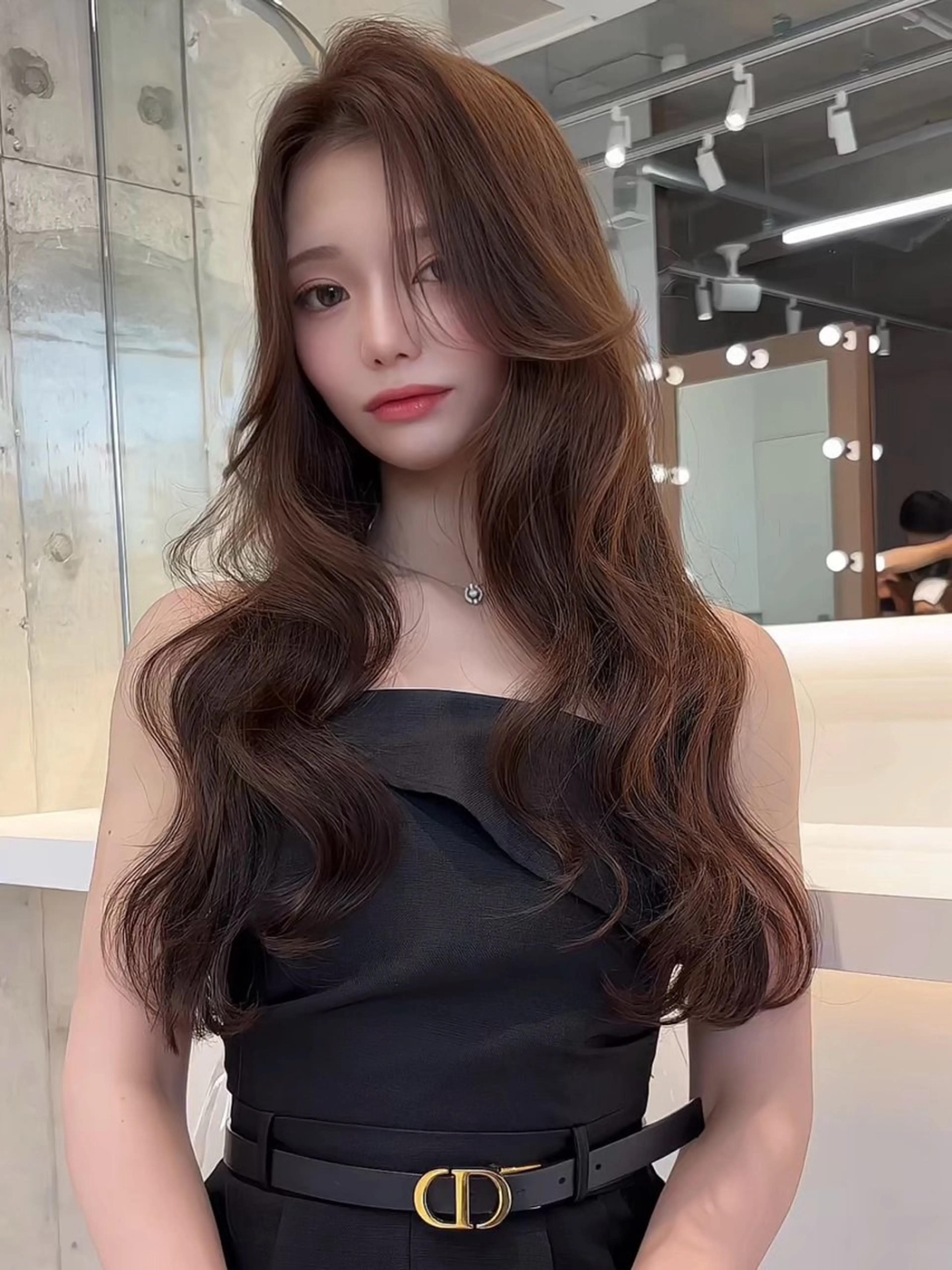 セミロング カラー レイヤーカット 【博多髪質改善】 吉村　清志のヘアスタイル