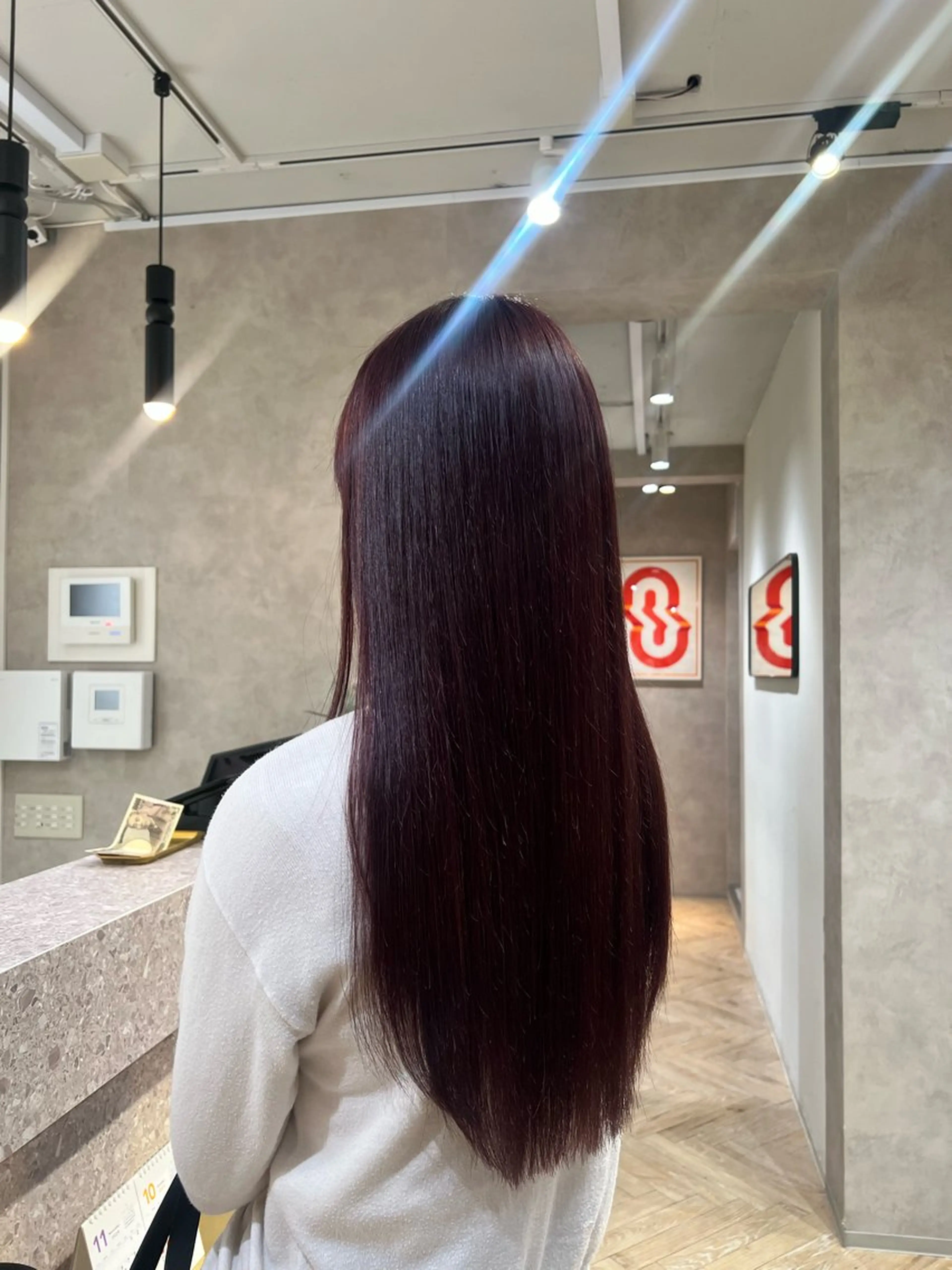 ロング カラー 茂木 未海のヘアスタイル