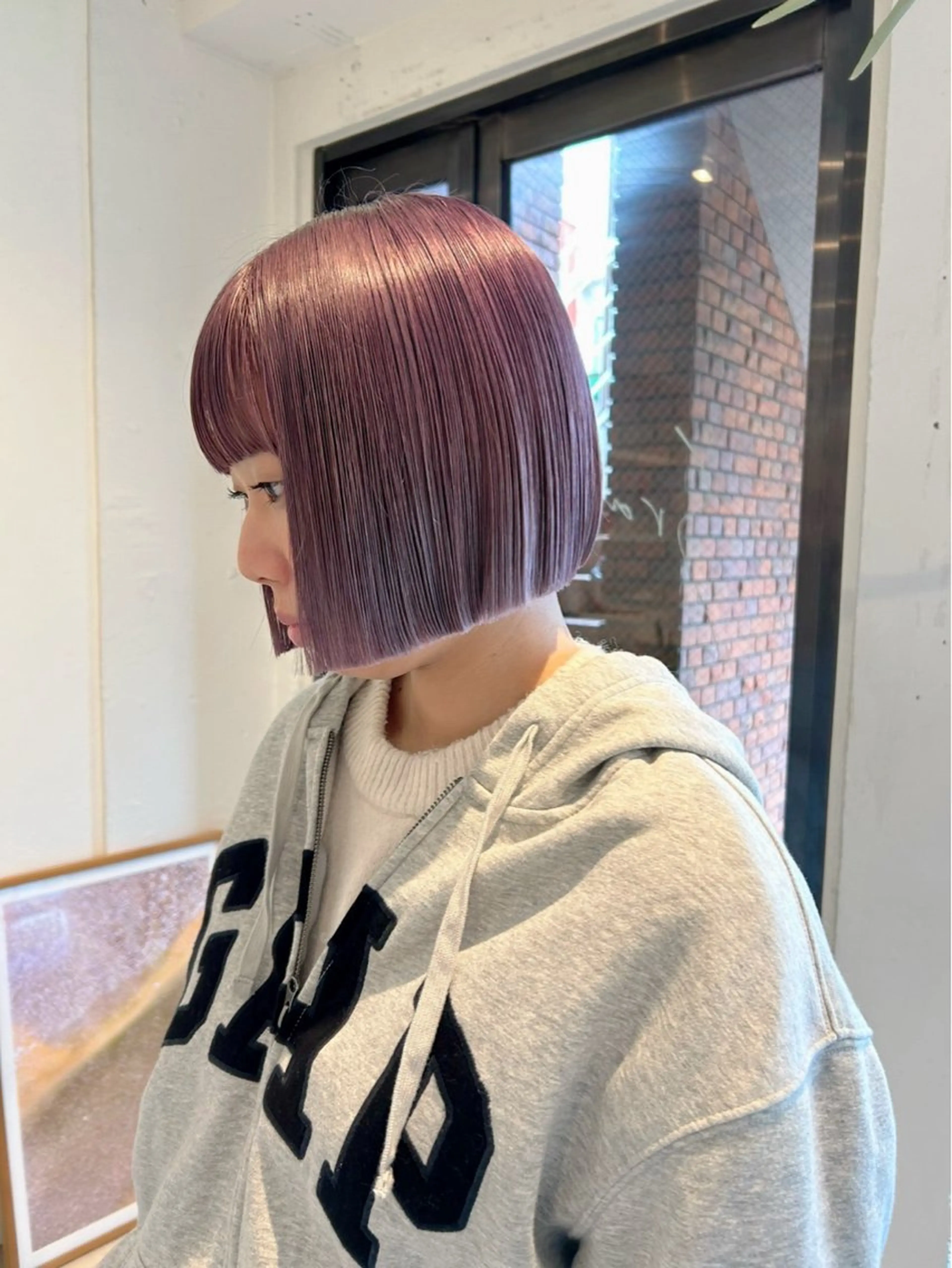 ショート HARUKA/暖色 /ハイトーンカラーのヘアスタイル