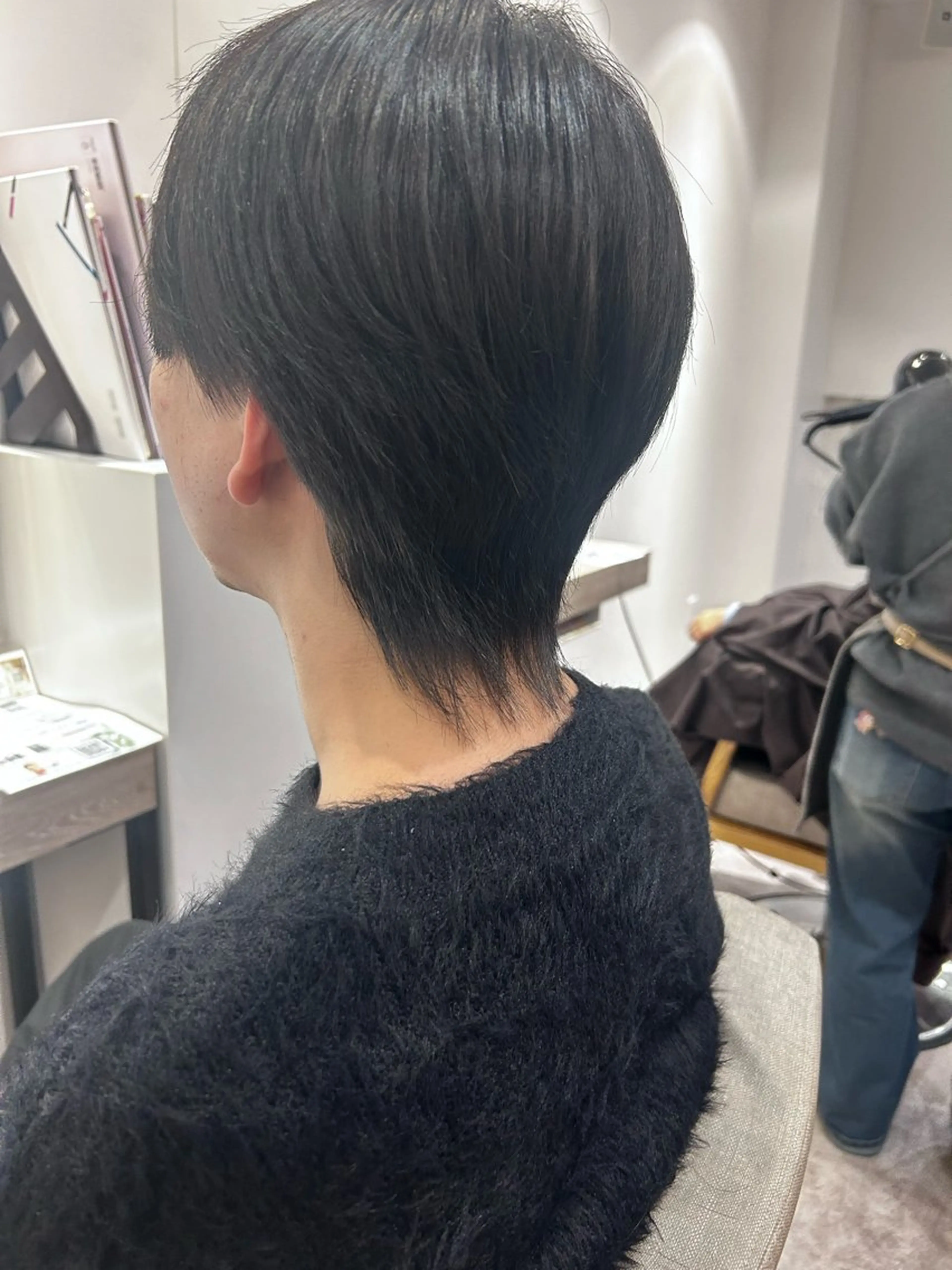 メンズ メンズウルフカット ウルフカット 菅原 琉偉のヘアスタイル