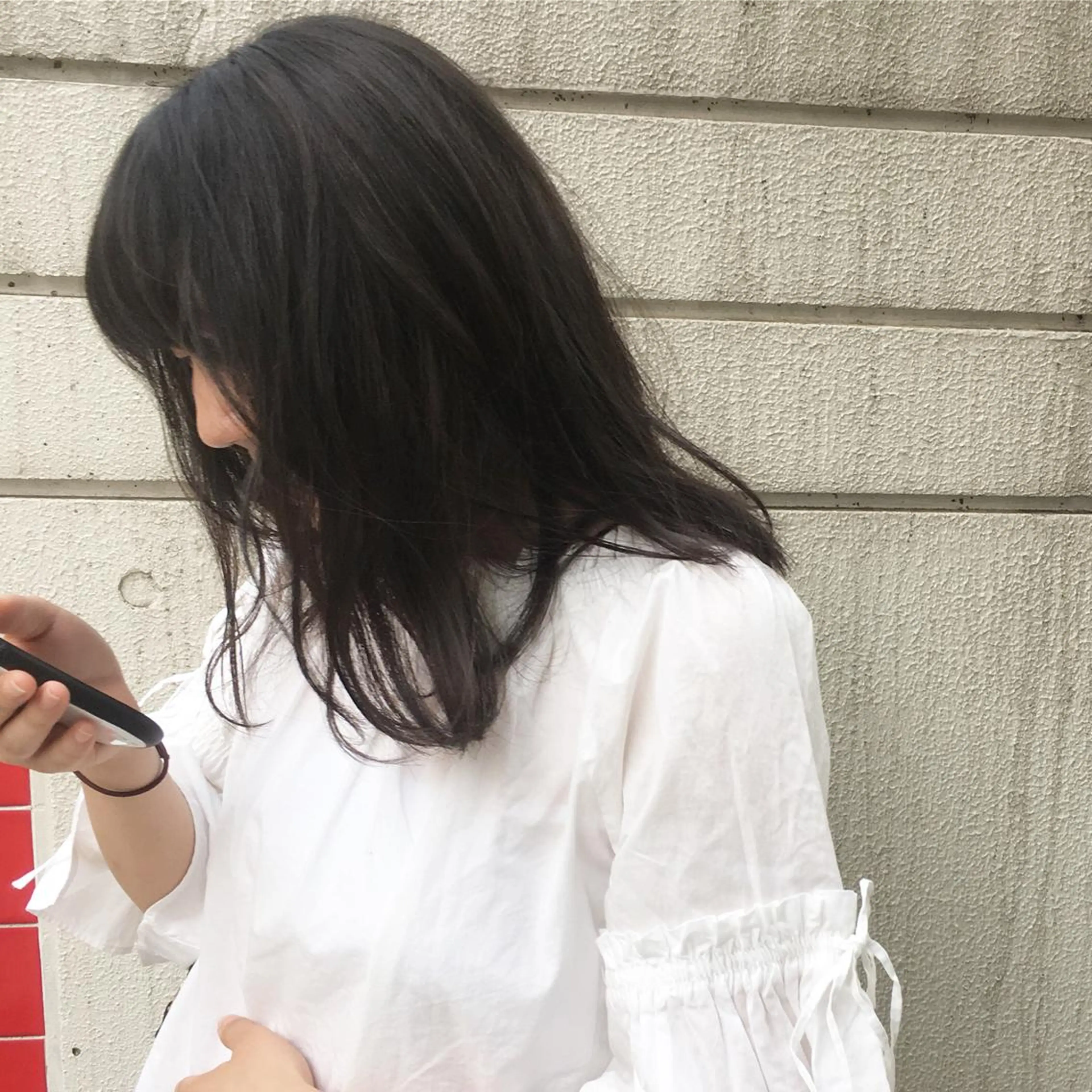 ミディアム カラー 低ダメージパーマ ケアパーマ/武田明大のヘアスタイル