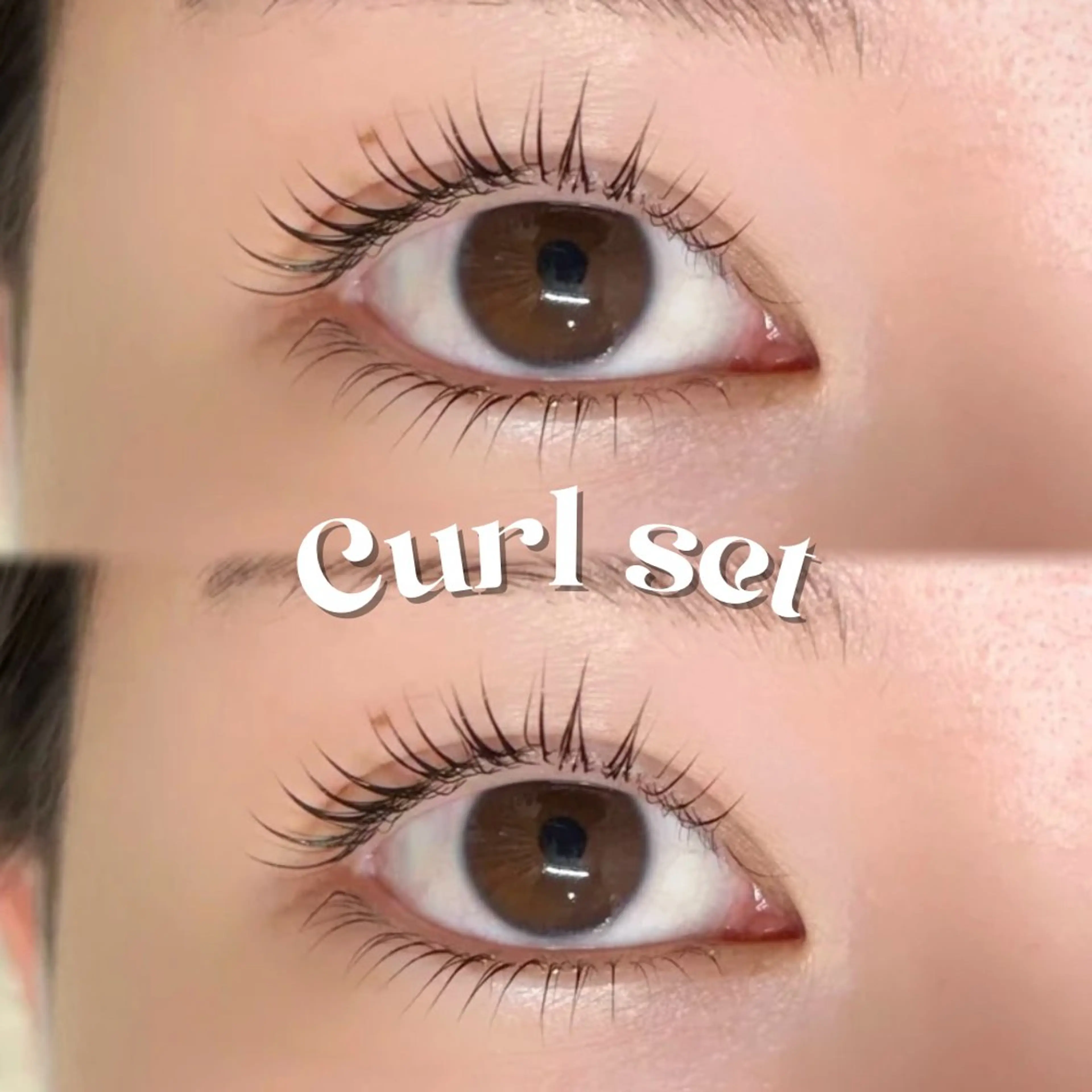 マツエク・マツパ 束感まつ毛 ナチュラル 下まつげエクステ 一重×まつ毛パーマ マツパ meg .のマツエク・マツパデザイン