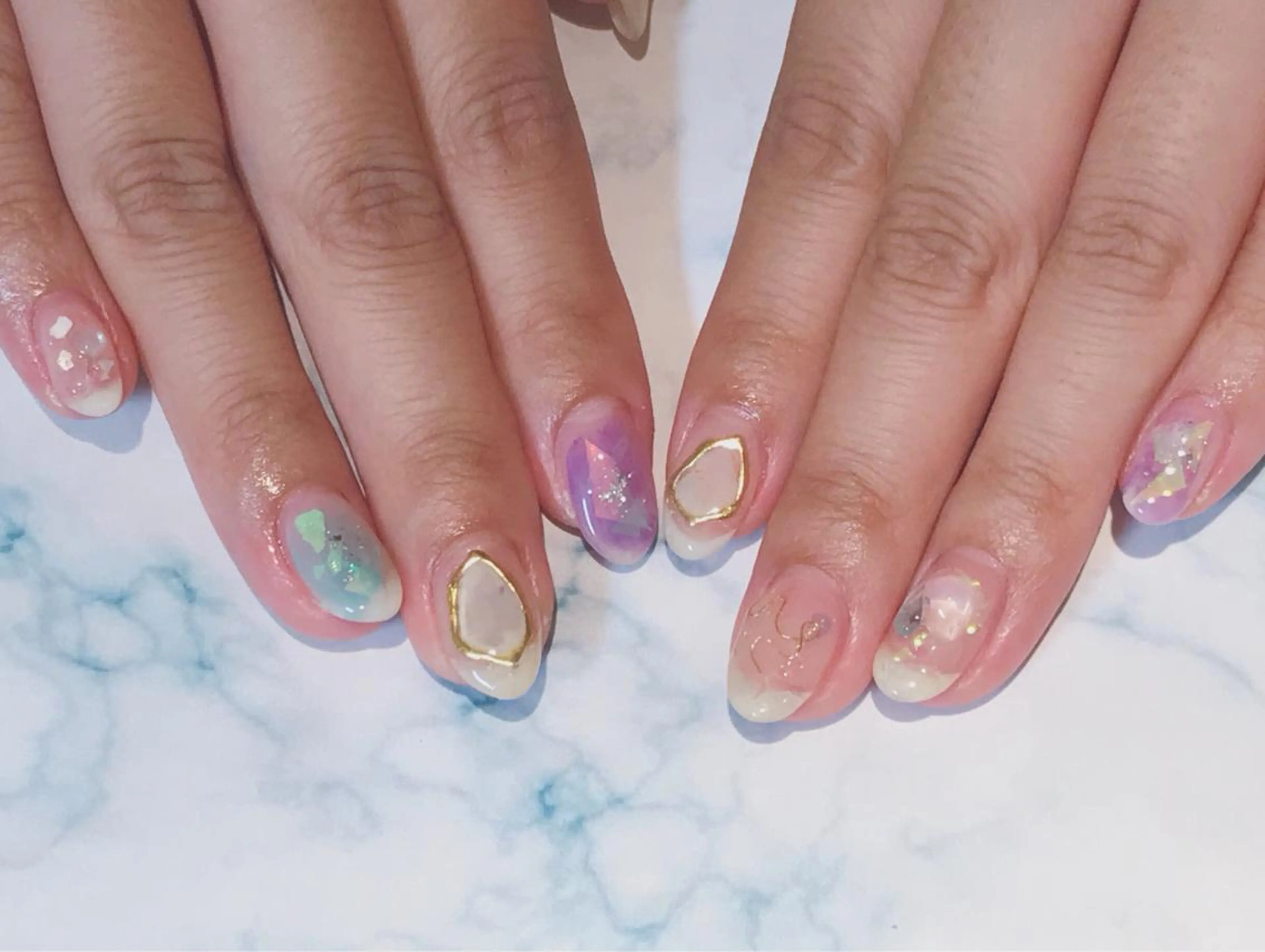 ネイル ハンドネイル もとまつ さちこのネイルデザイン