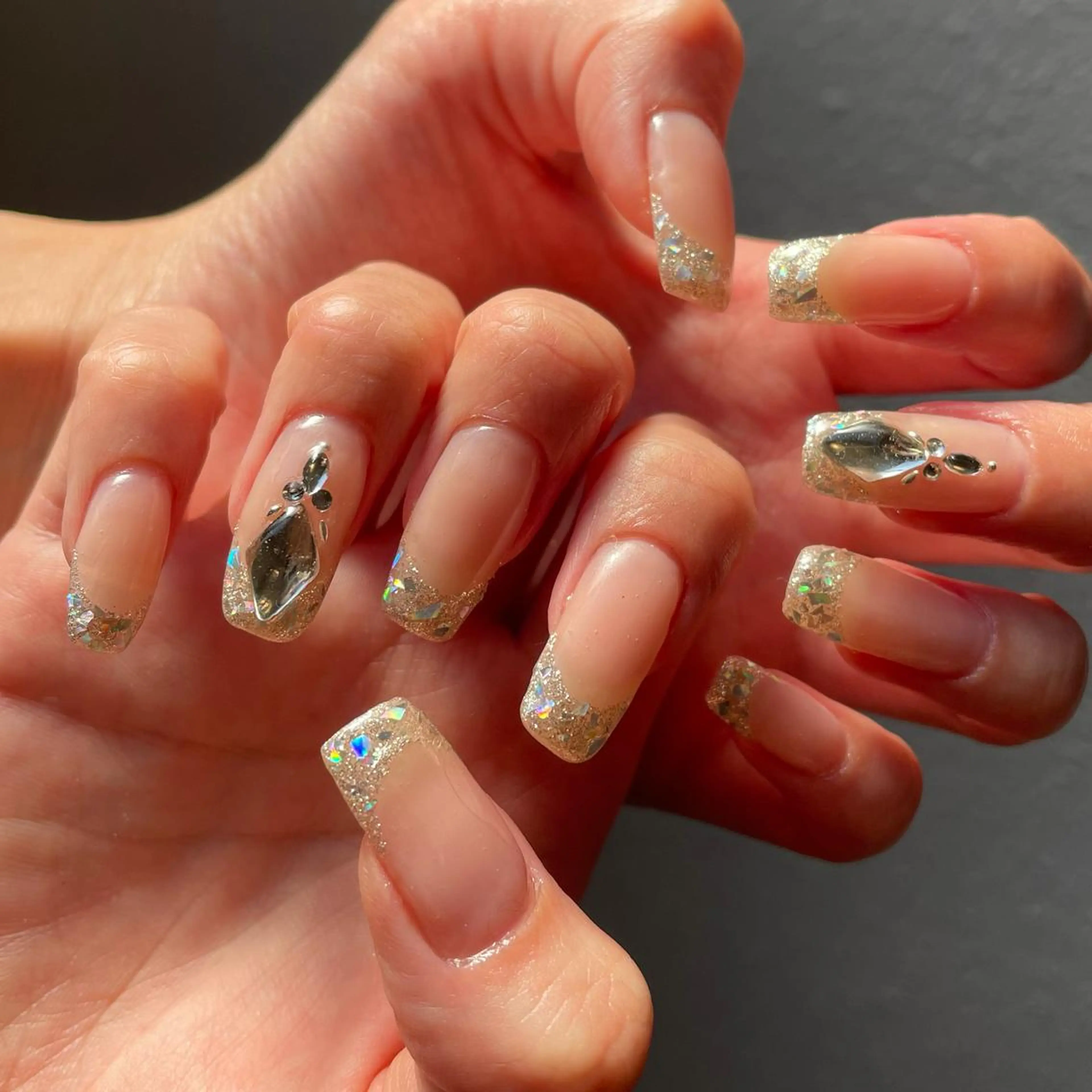 ネイル フレンチネイル 奥園 良恵のネイルデザイン