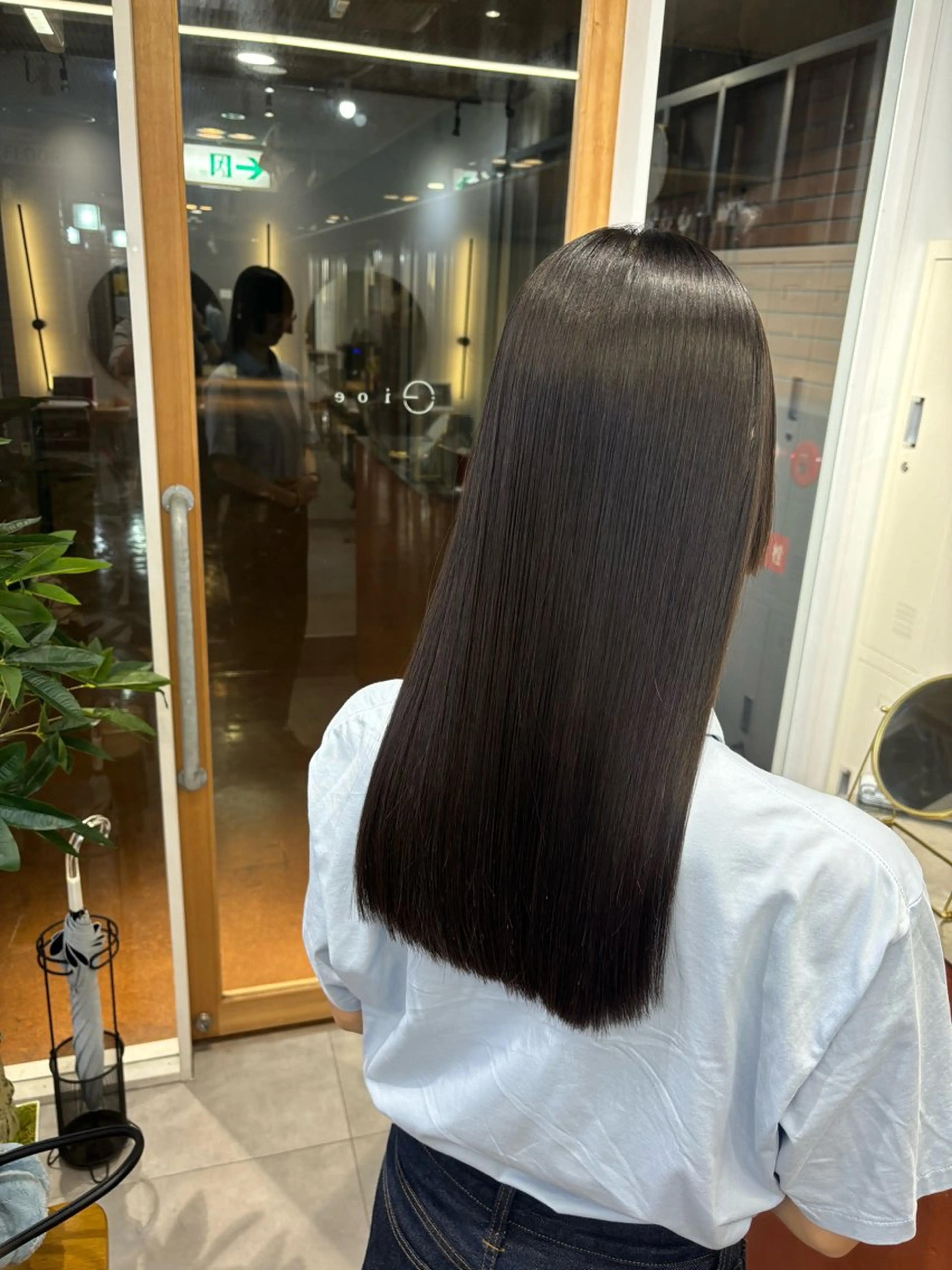 セミロング リキ/髪質改善 /縮毛矯正🫧のヘアスタイル